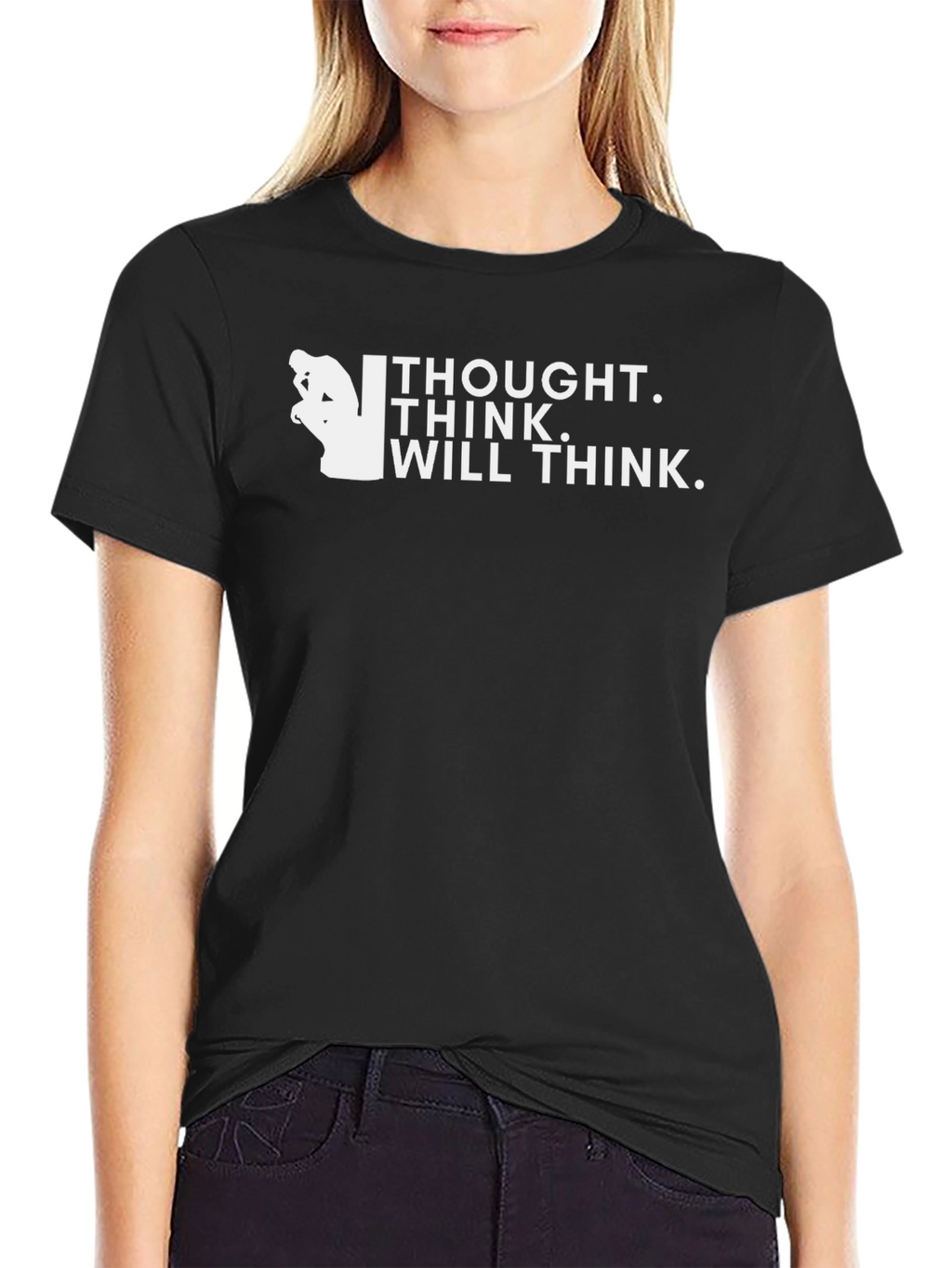 Thinker Graphic Tee - Mens Thoughtful T-Shirt