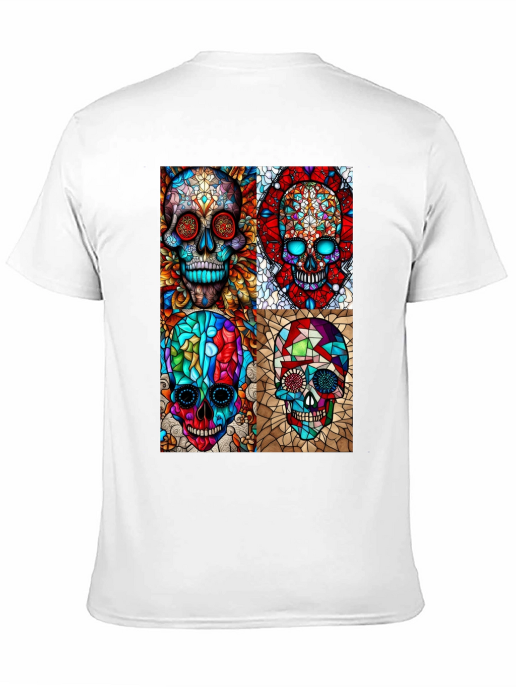 Day of the Dead Skull Art Graphic T-Shirt
