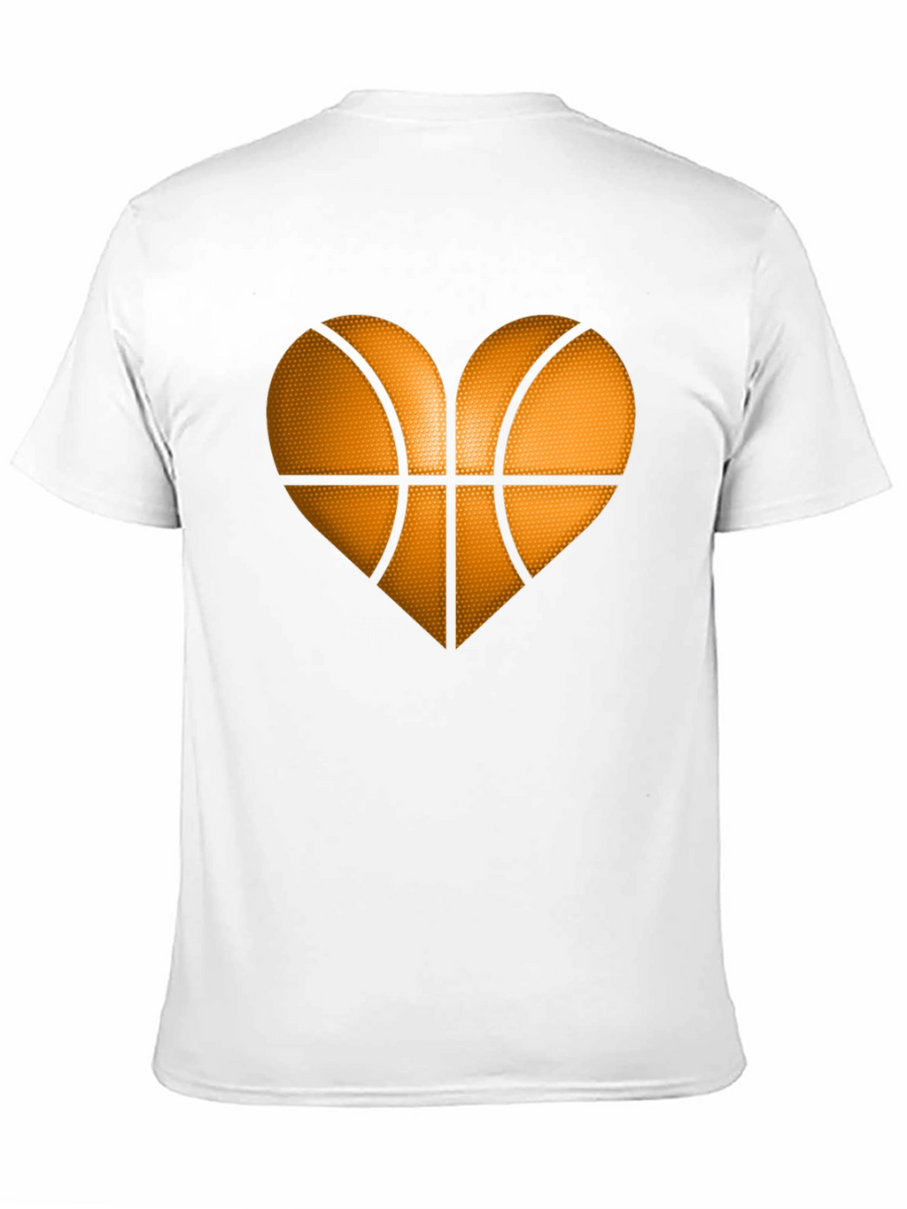 Basketball Heart Graphic Tee - Black T-Shirt