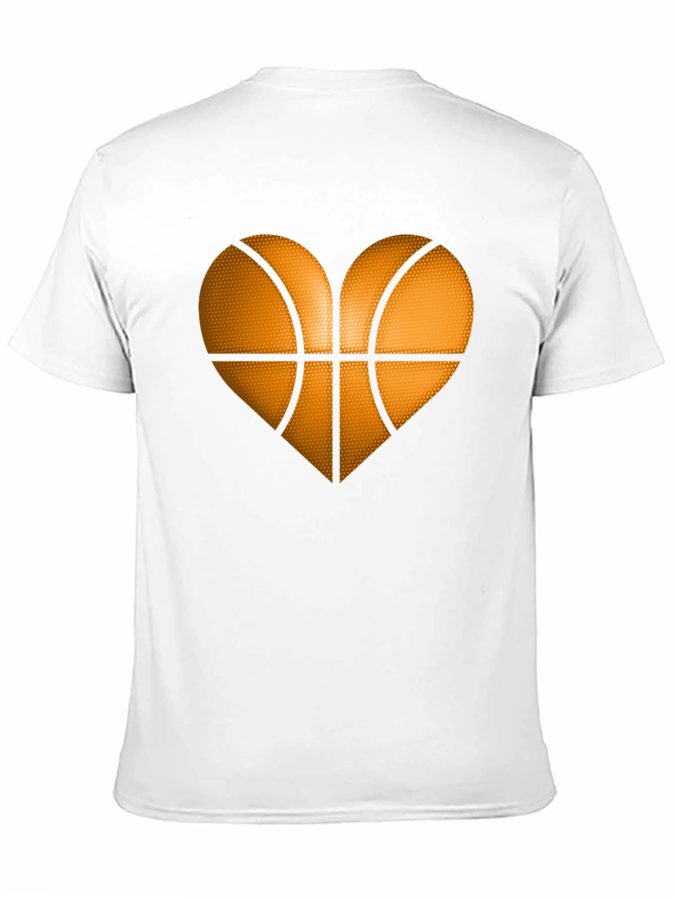 Basketball Heart Graphic Tee - Black T-Shirt
