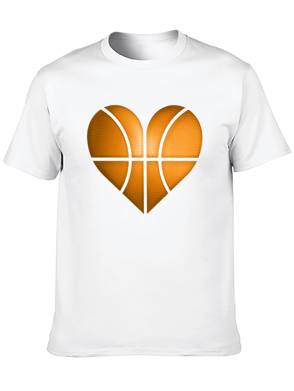 Basketball Heart Graphic Tee - Black T-Shirt