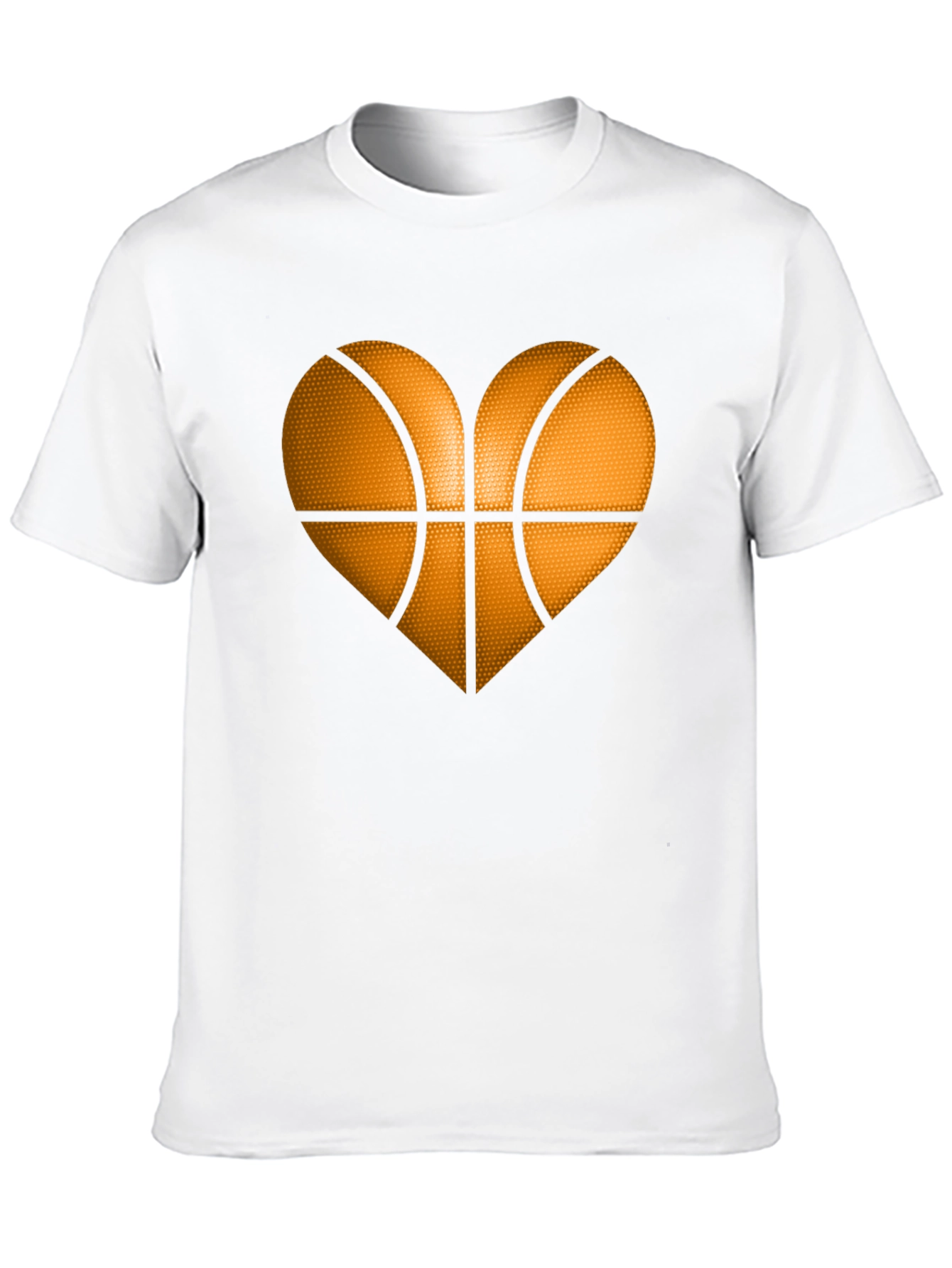 Basketball Heart Graphic Tee - Black T-Shirt