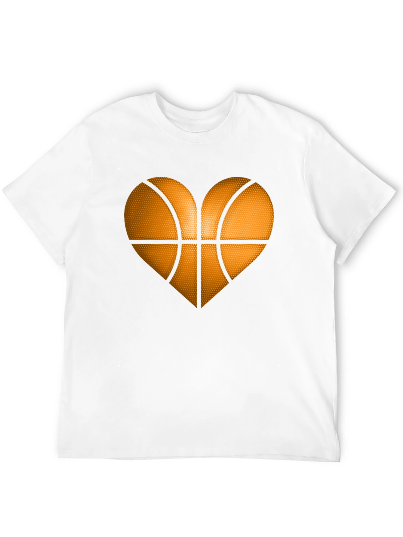 Basketball Heart Graphic Tee - Black T-Shirt