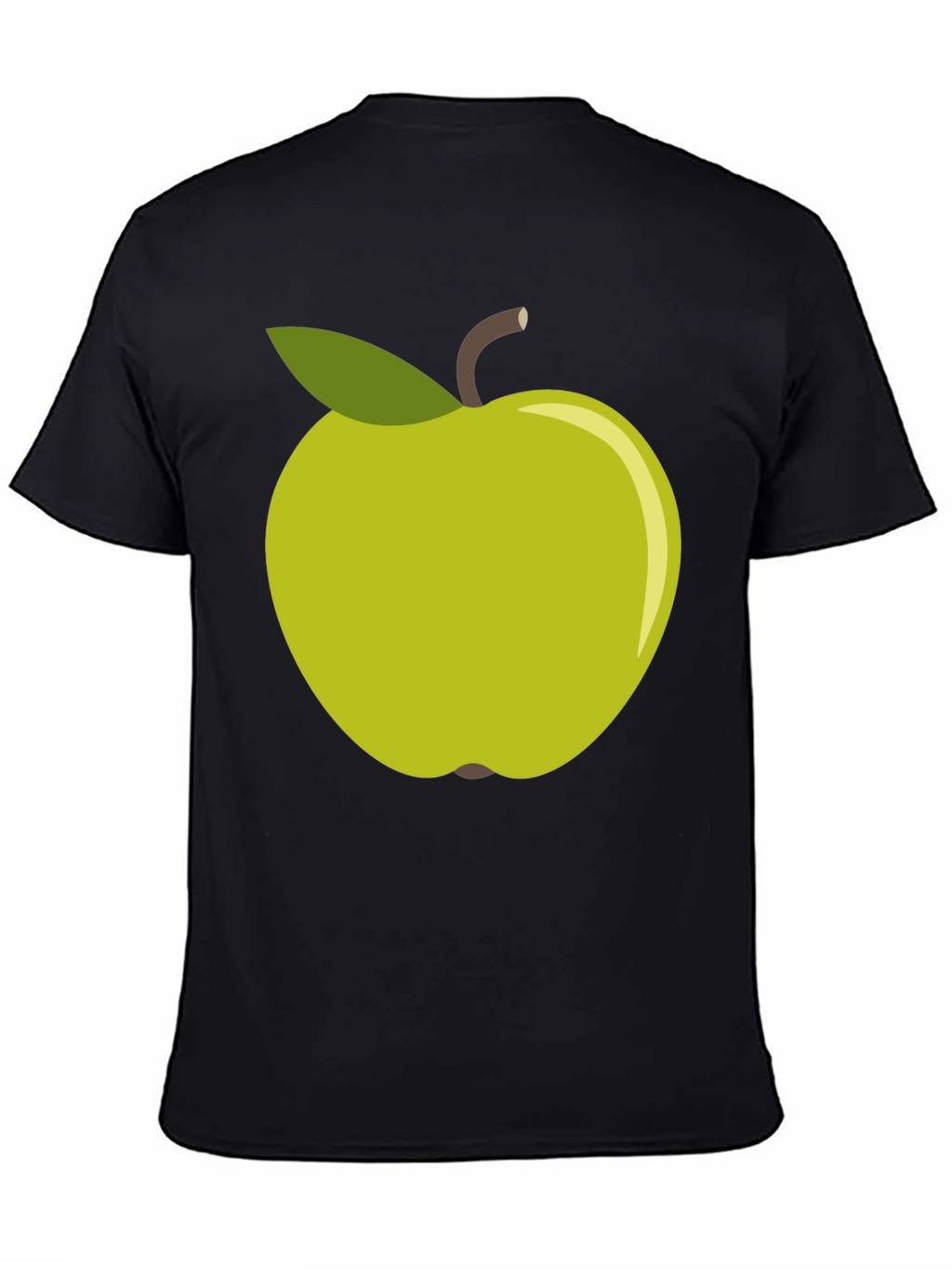 Green Apple Graphic Tee - Casual Cotton T-Shirt