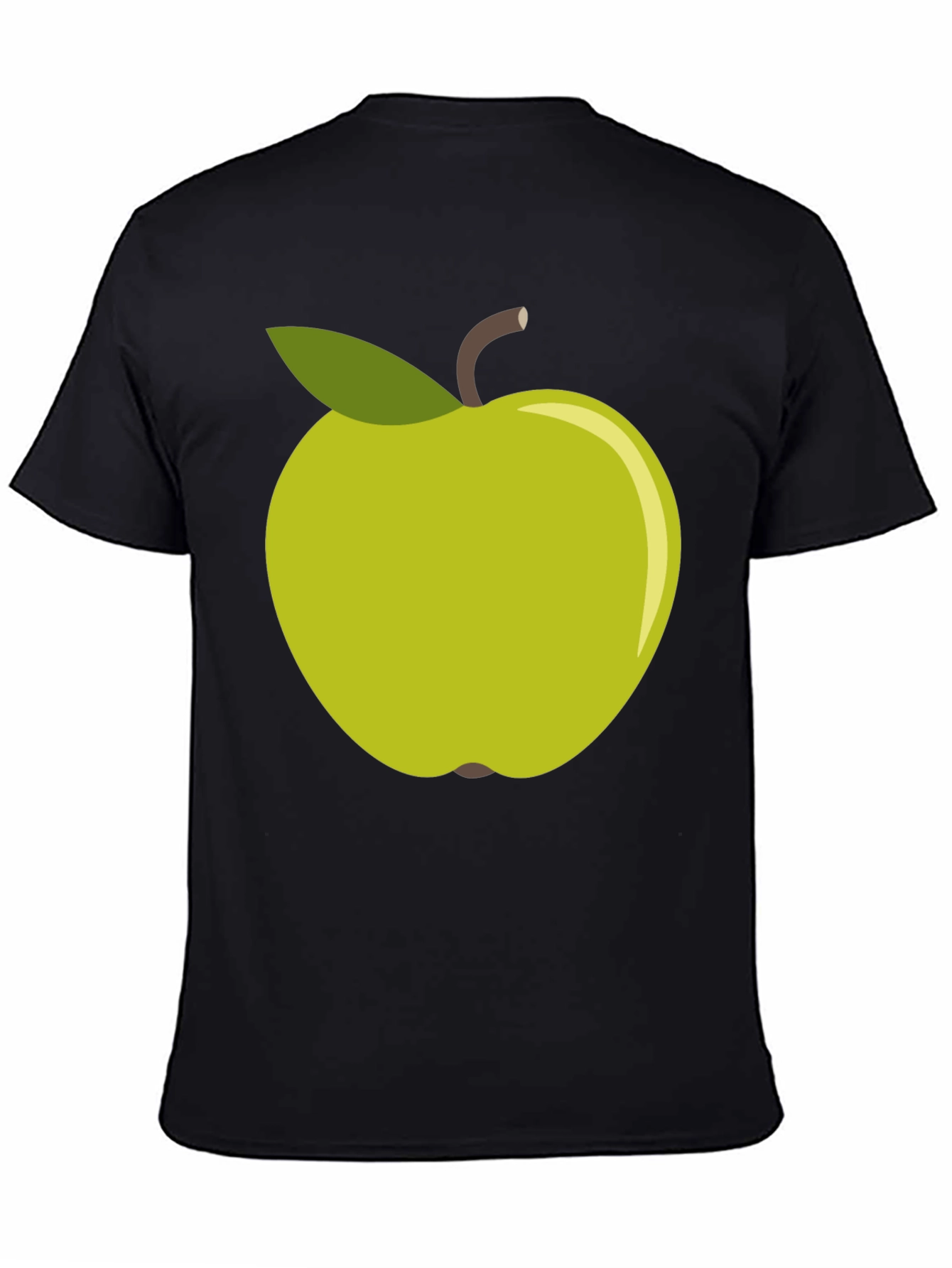 Green Apple Graphic Tee - Casual Cotton T-Shirt