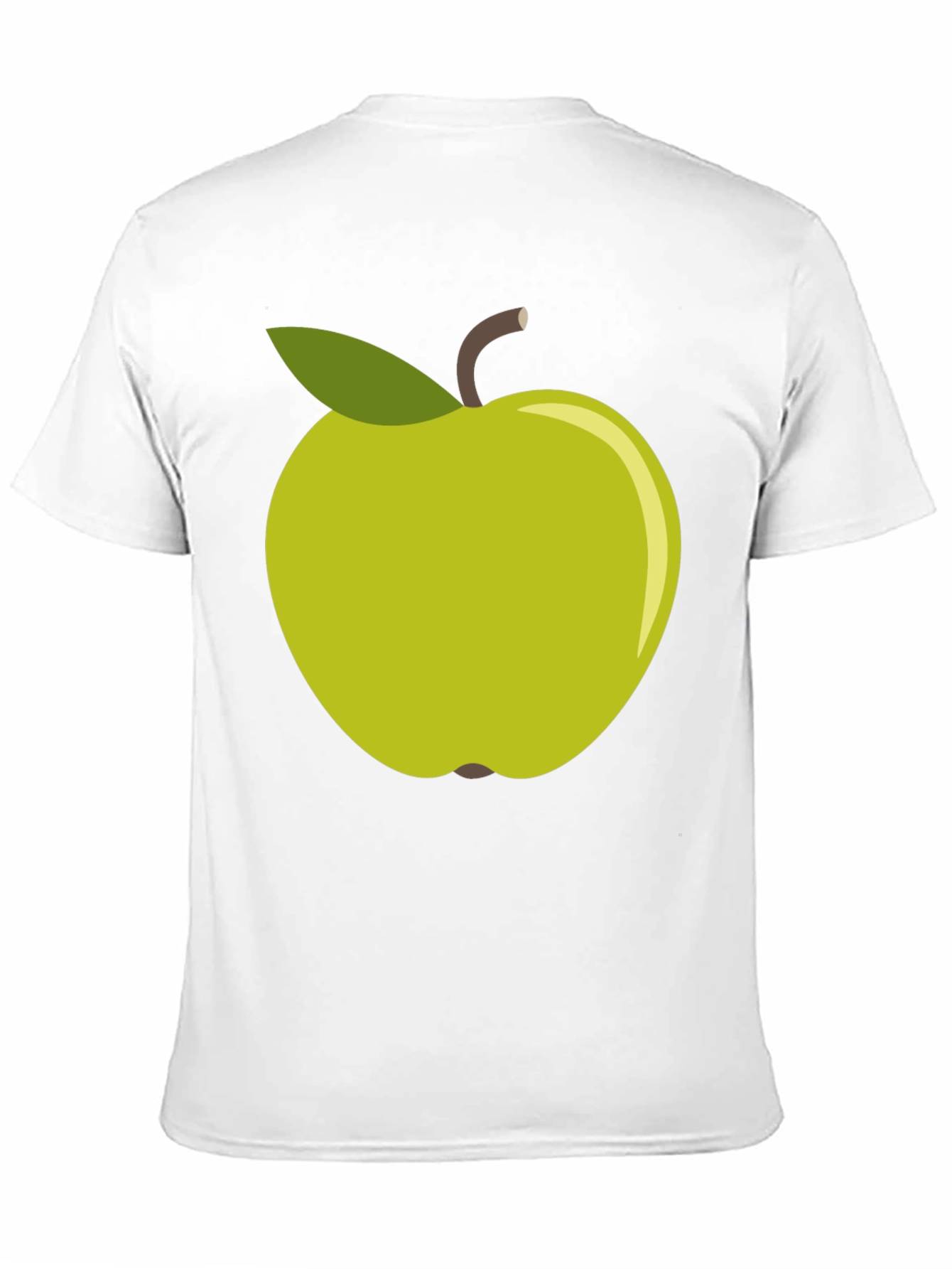 Green Apple Graphic Tee - Casual Cotton T-Shirt