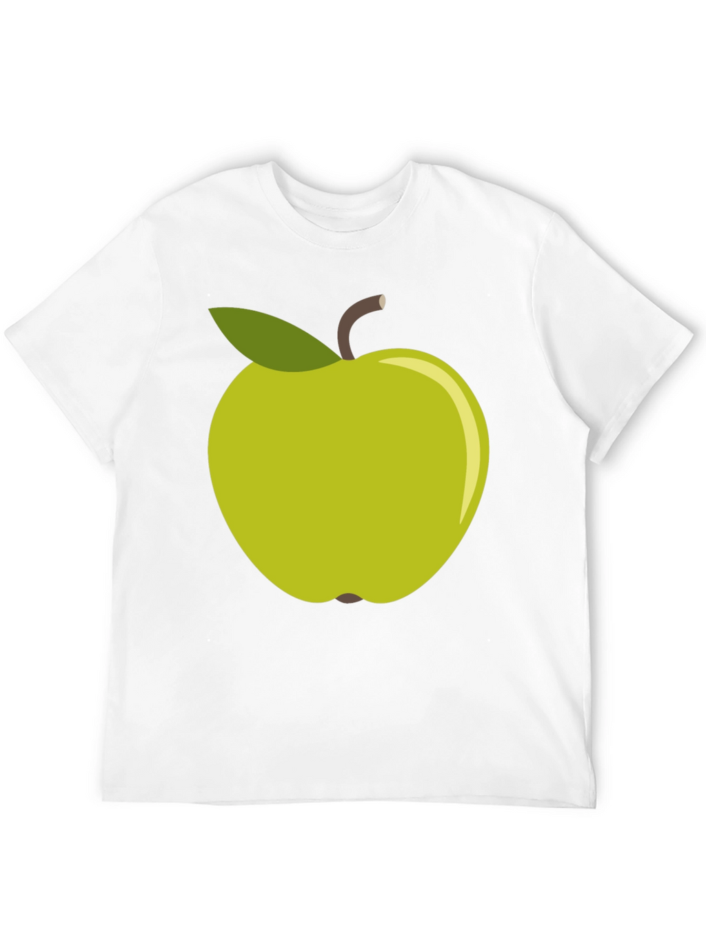 Green Apple Graphic Tee - Casual Cotton T-Shirt