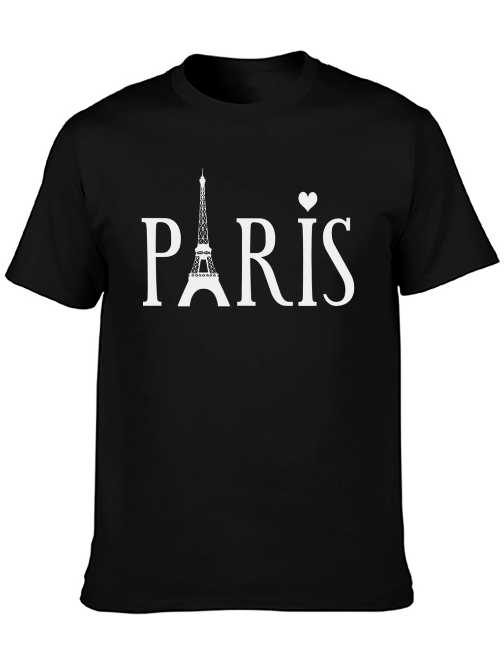 Paris Eiffel Tower Heart T-Shirt