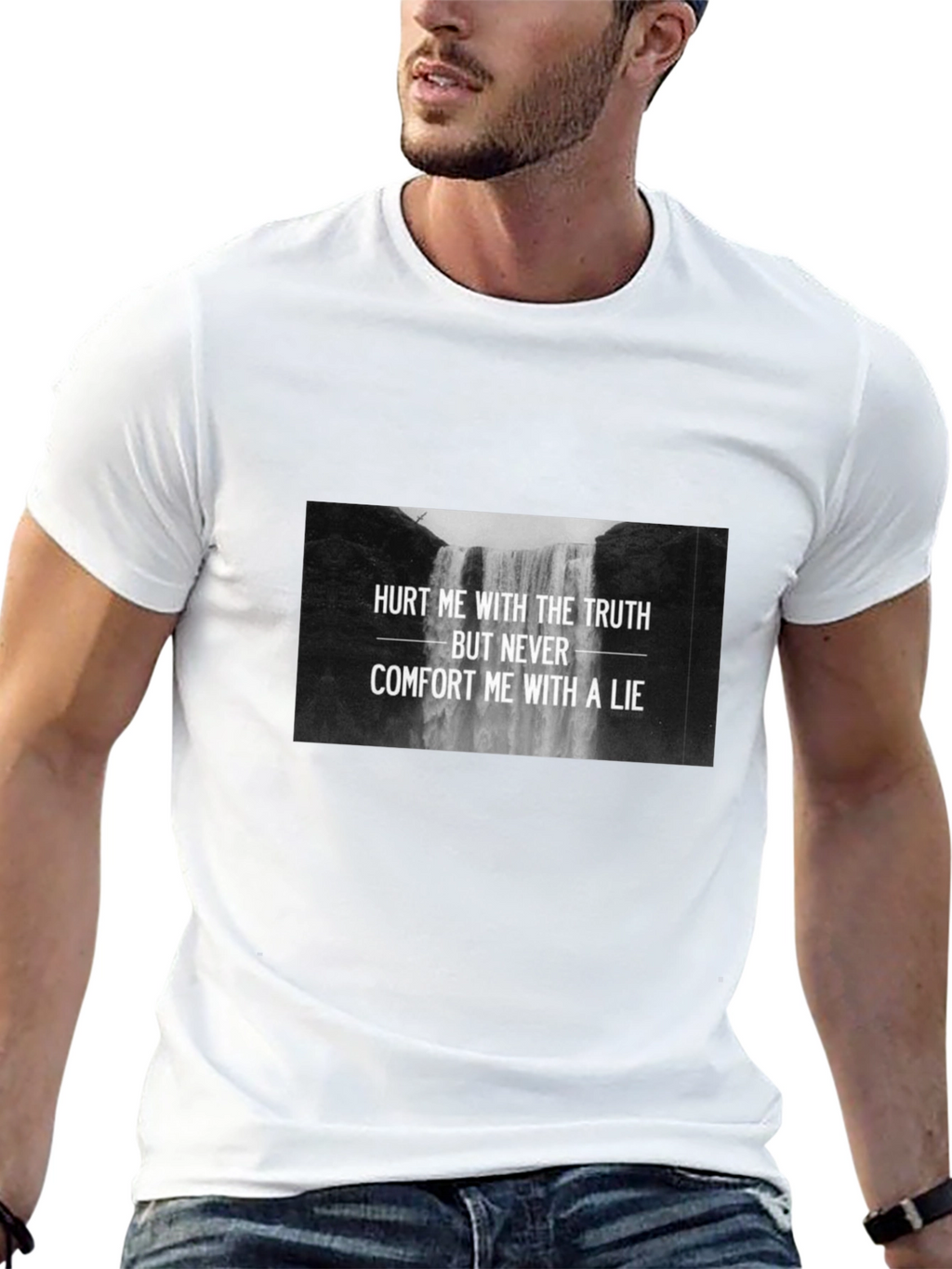 Truth Hurts Black Graphic Tee