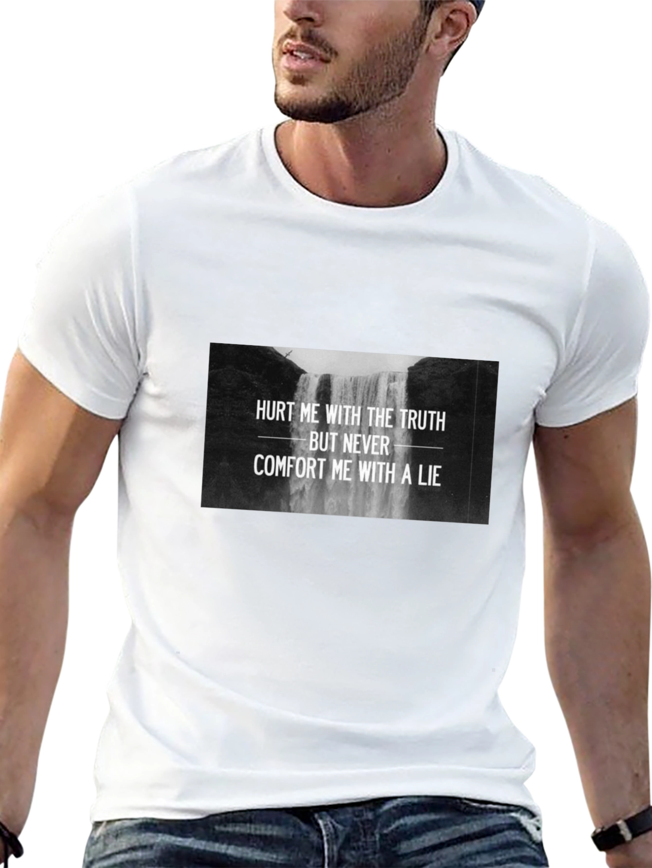 Truth Hurts Black Graphic Tee