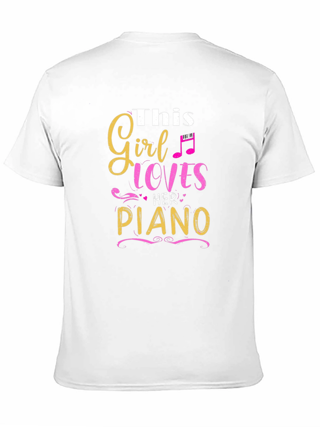This Girl Loves Piano T-Shirt