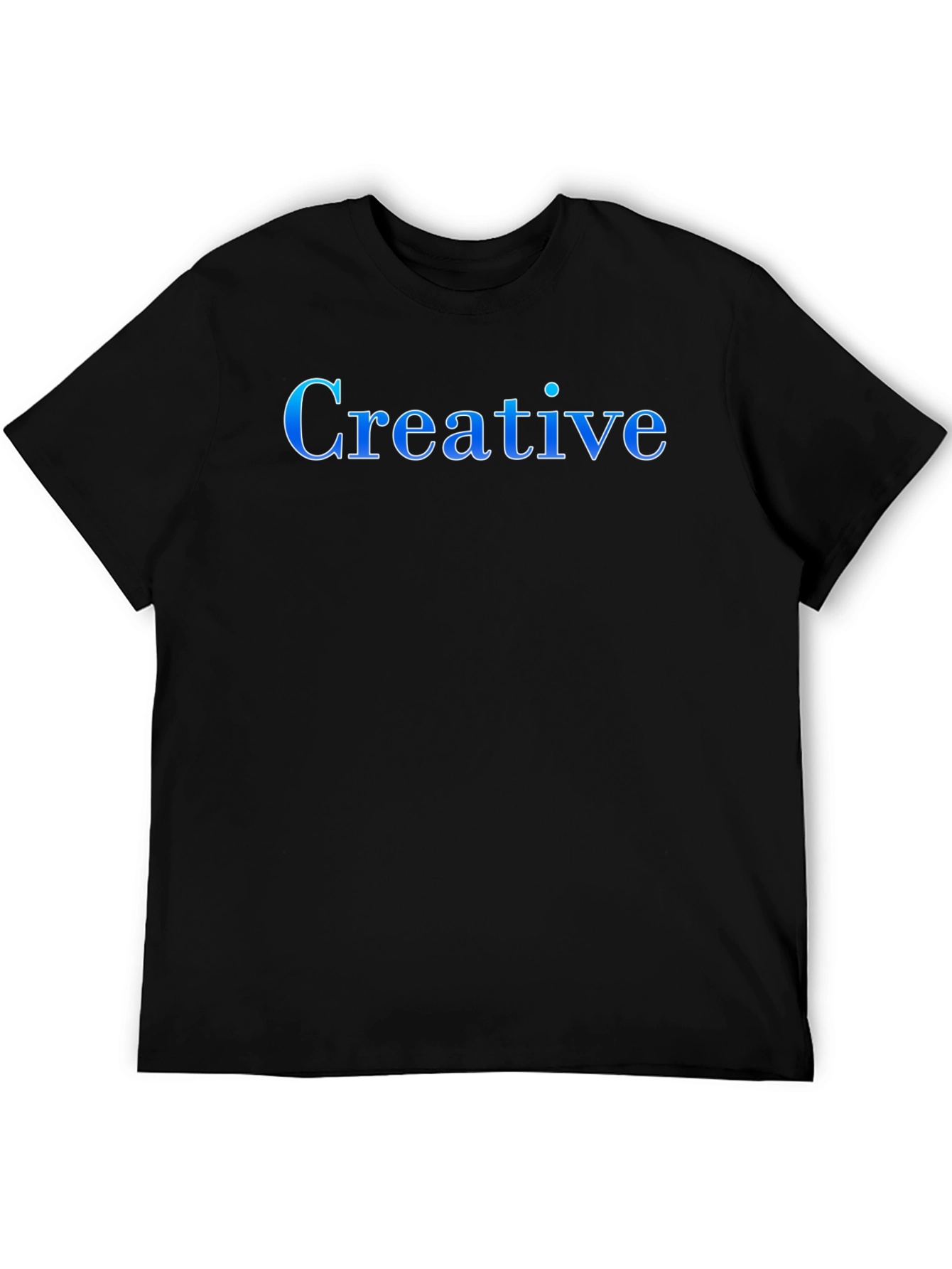 Creative Black T-Shirt for Men