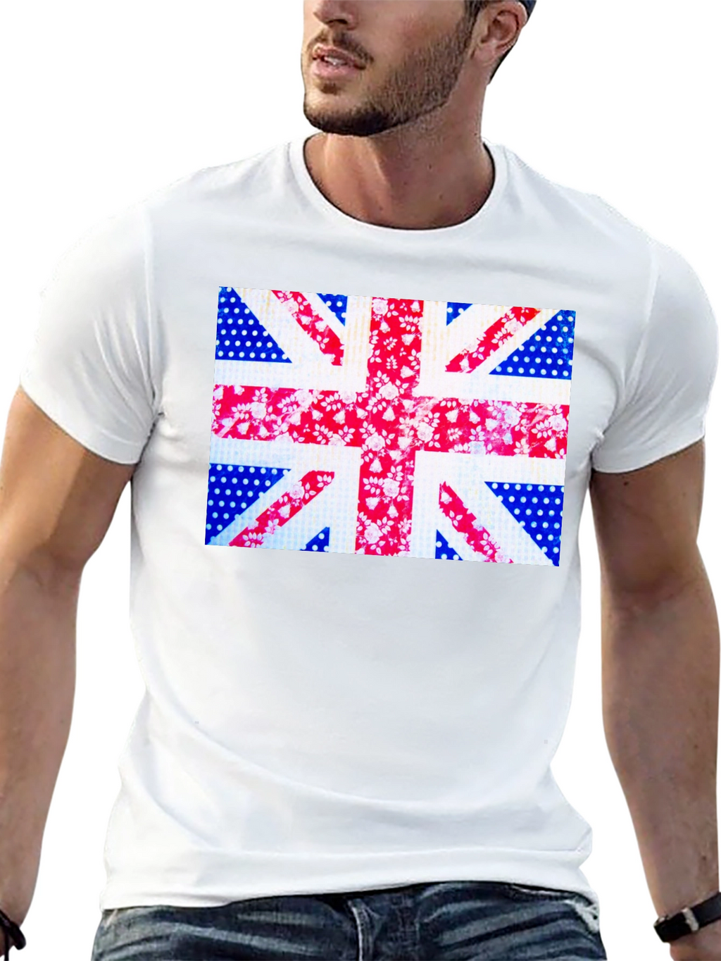 Union Jack Print T-Shirt