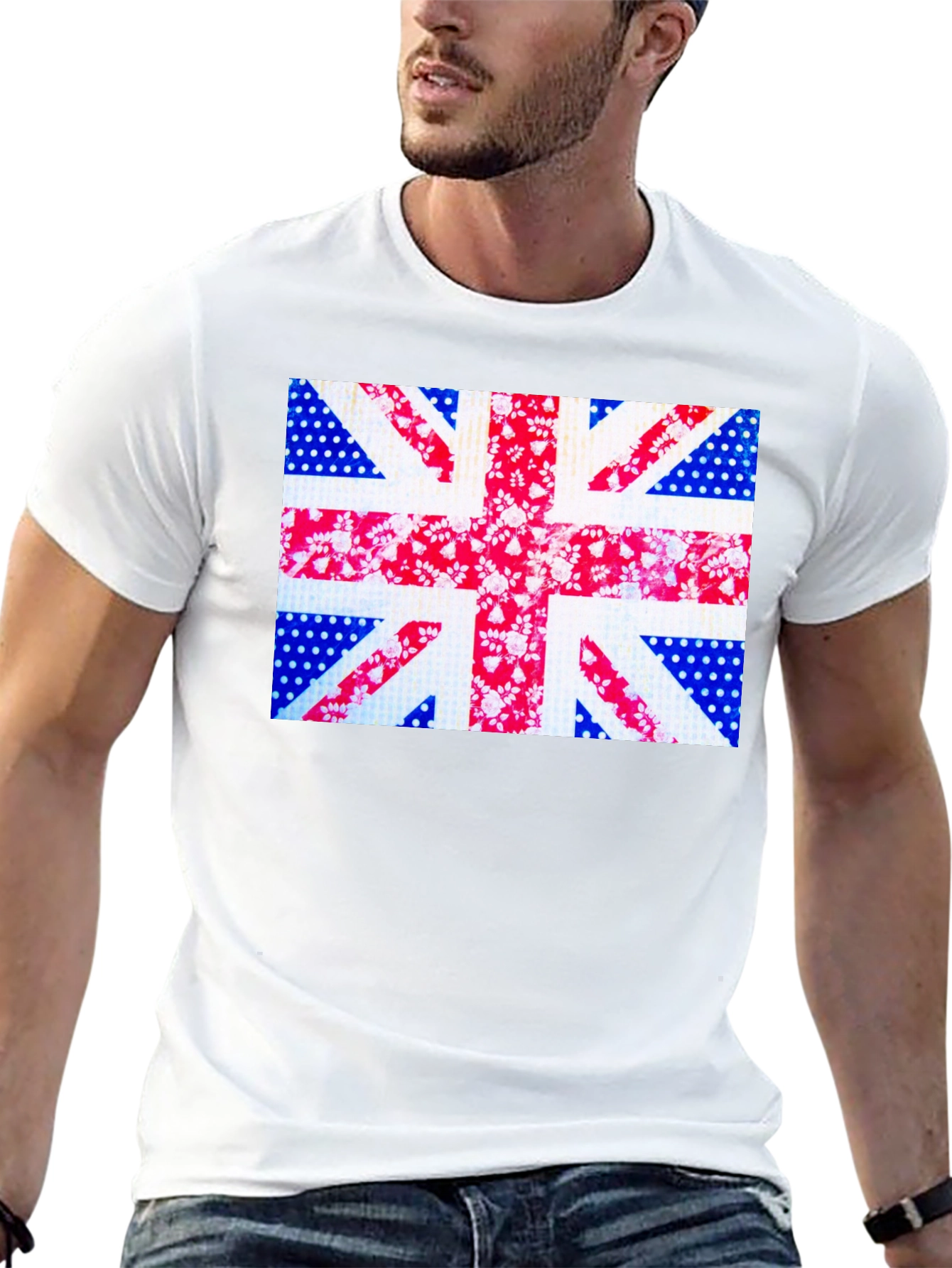 Union Jack Print T-Shirt