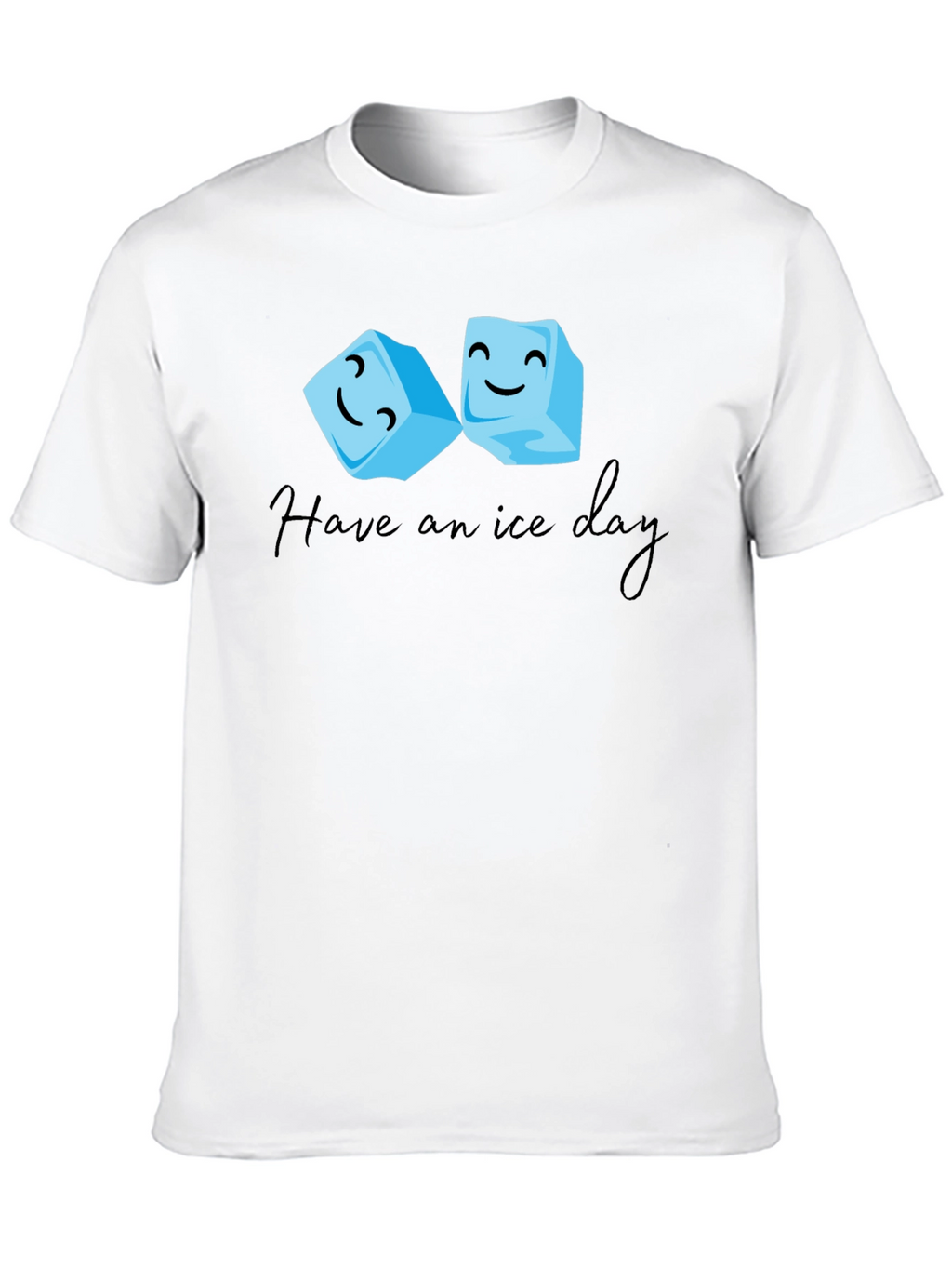 Have an Ice Day Black T-Shirt