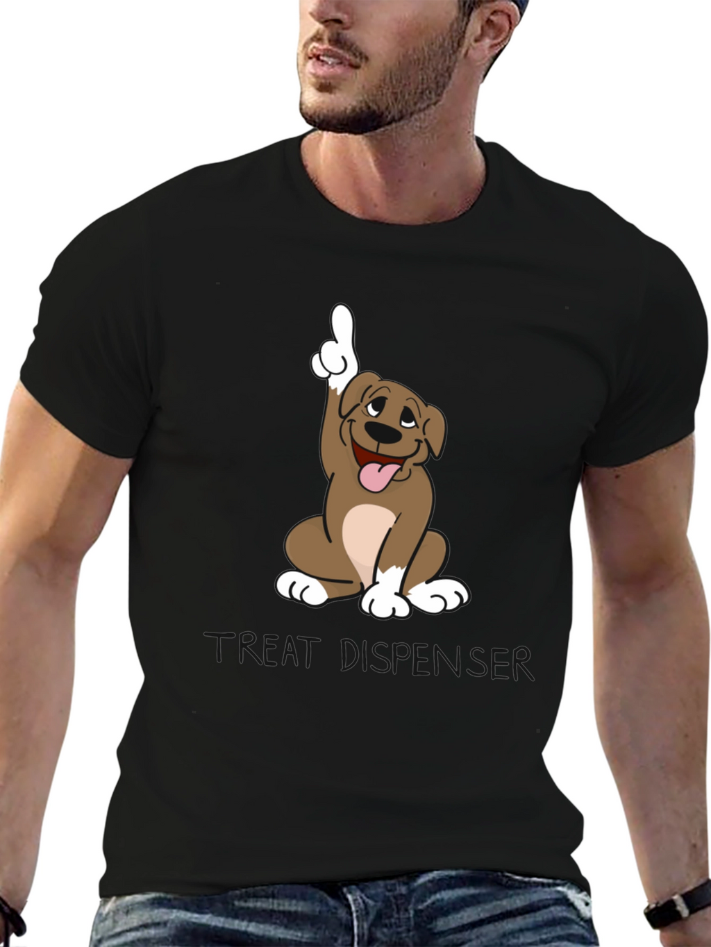 Funny Dog Cartoon Graphic Tee