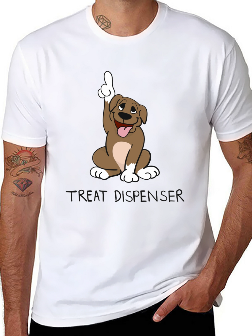 Funny Dog Cartoon Graphic Tee