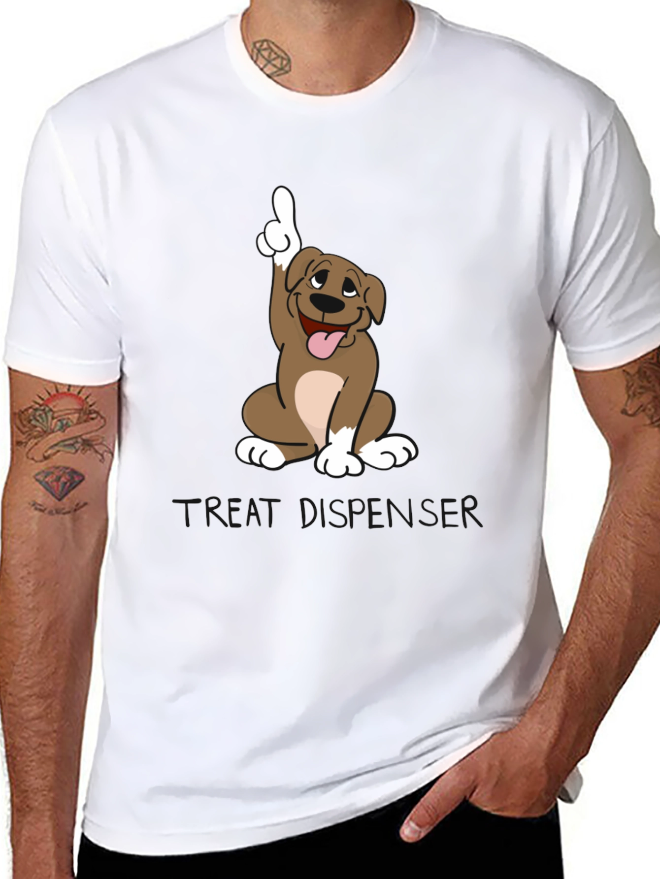 Funny Dog Cartoon Graphic Tee