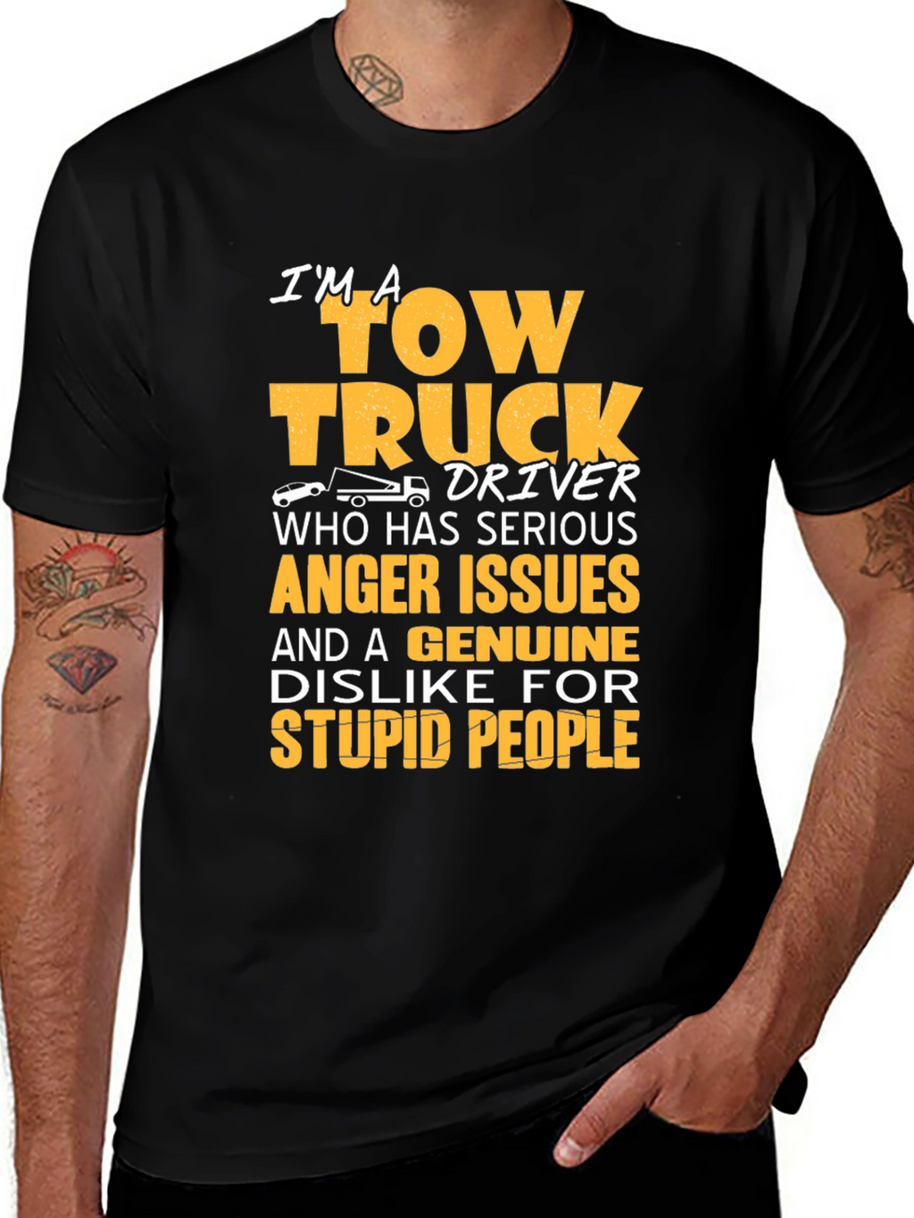 Tow Truck Driver T-Shirt - Anger Issues
