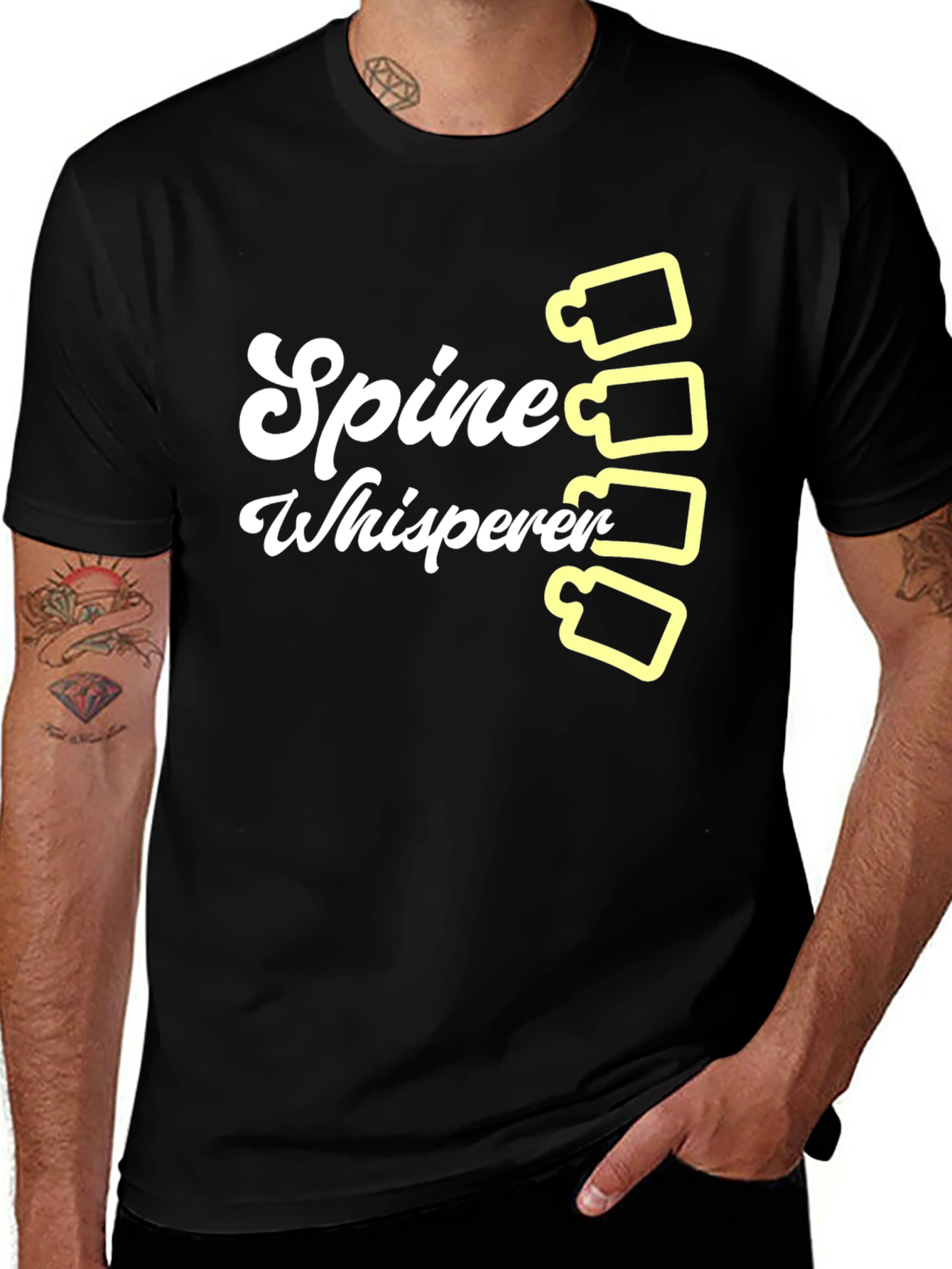 Spine Whisperer Graphic T-Shirt - Chiropractor Tee