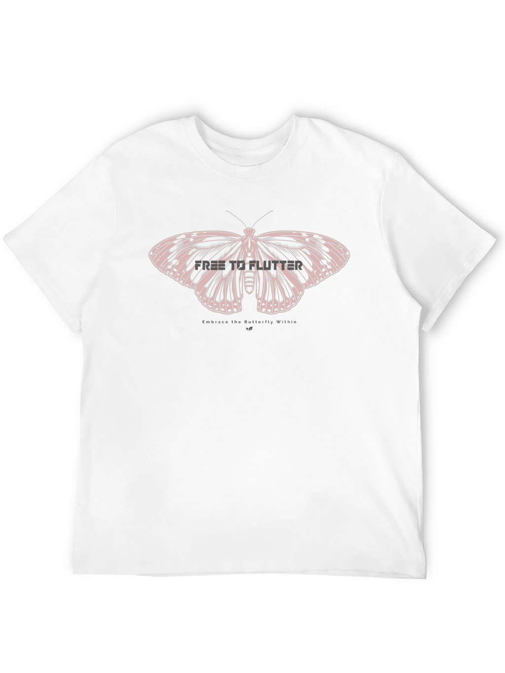 Embrace the Butterfly Within Black T-Shirt