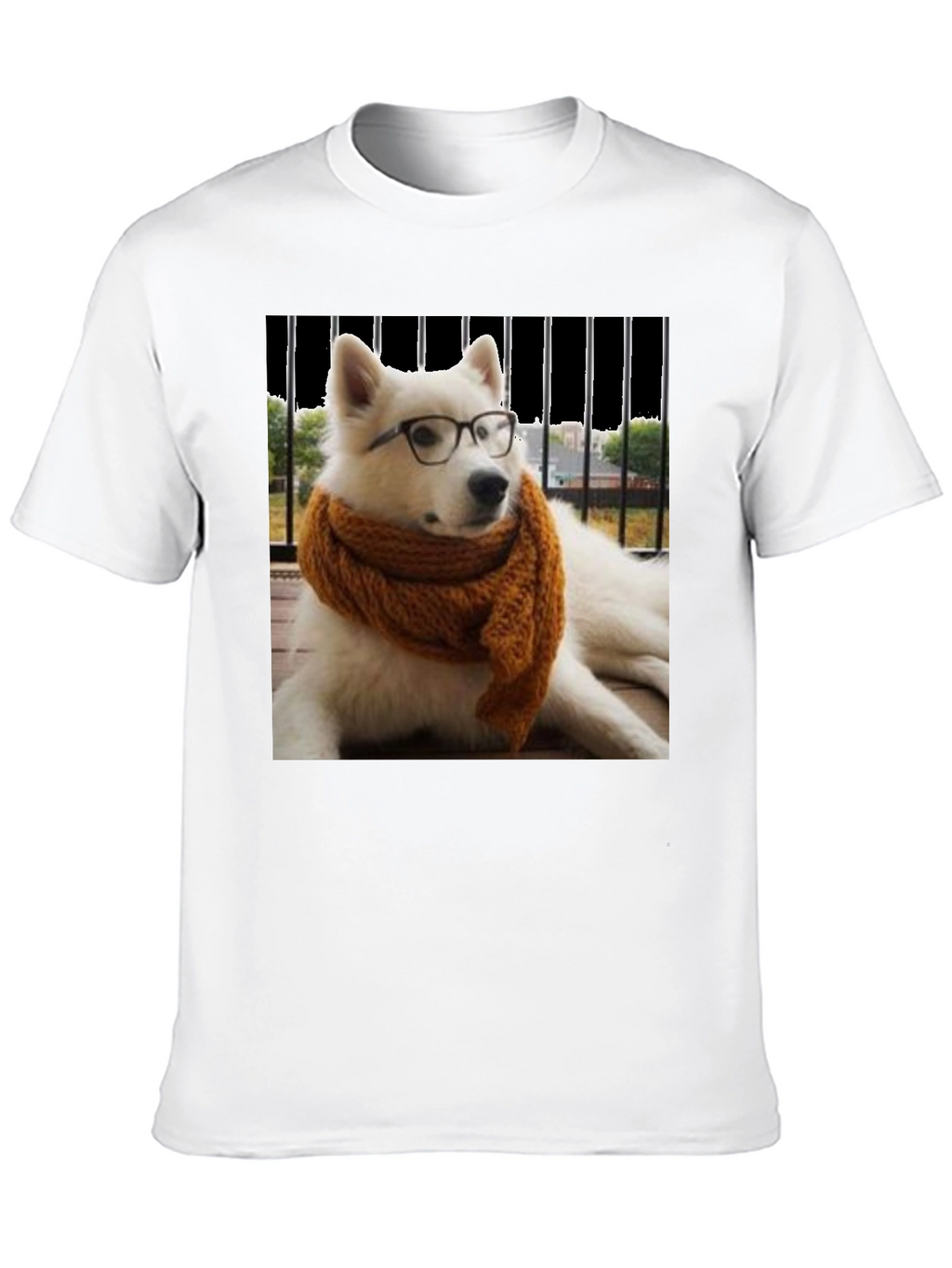 Dog with Glasses Graphic Tee