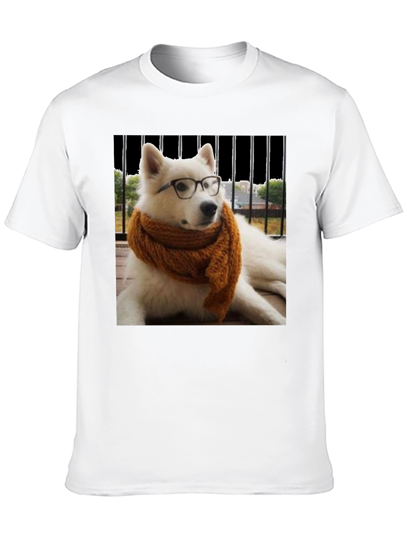 Dog with Glasses Graphic Tee