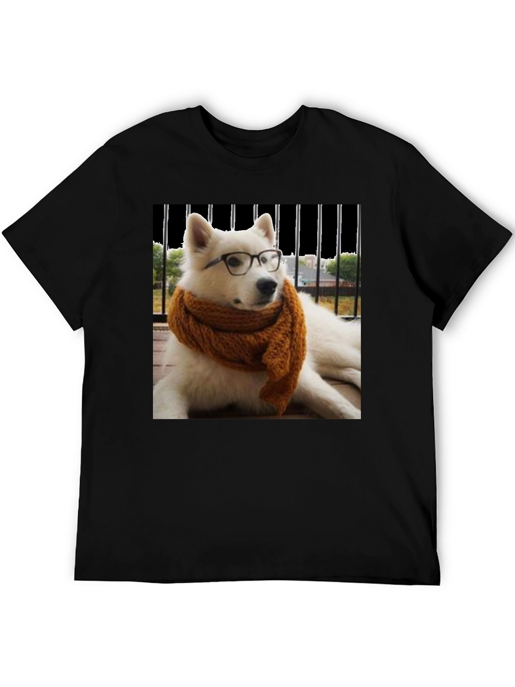 Dog with Glasses Graphic Tee