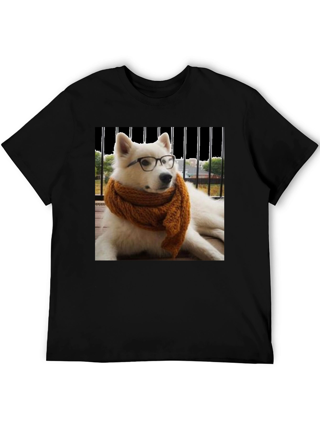 Dog with Glasses Graphic Tee