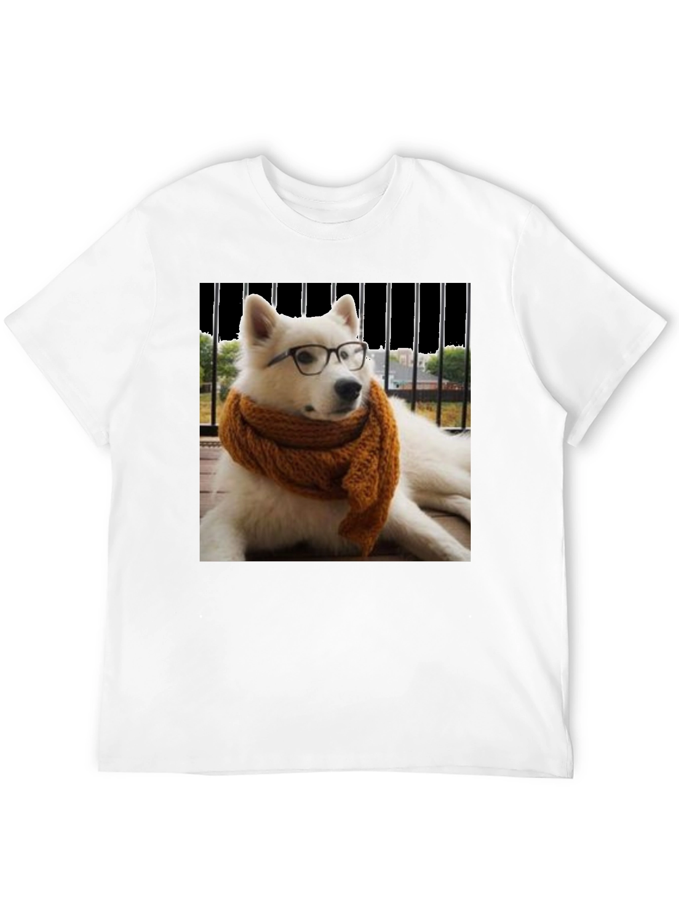 Dog with Glasses Graphic Tee