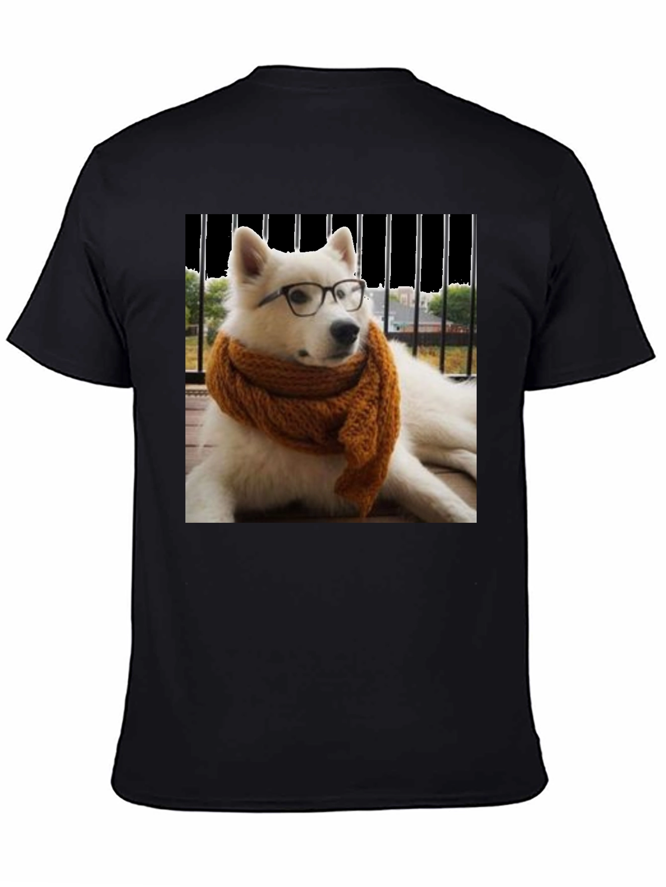 Dog with Glasses Graphic Tee