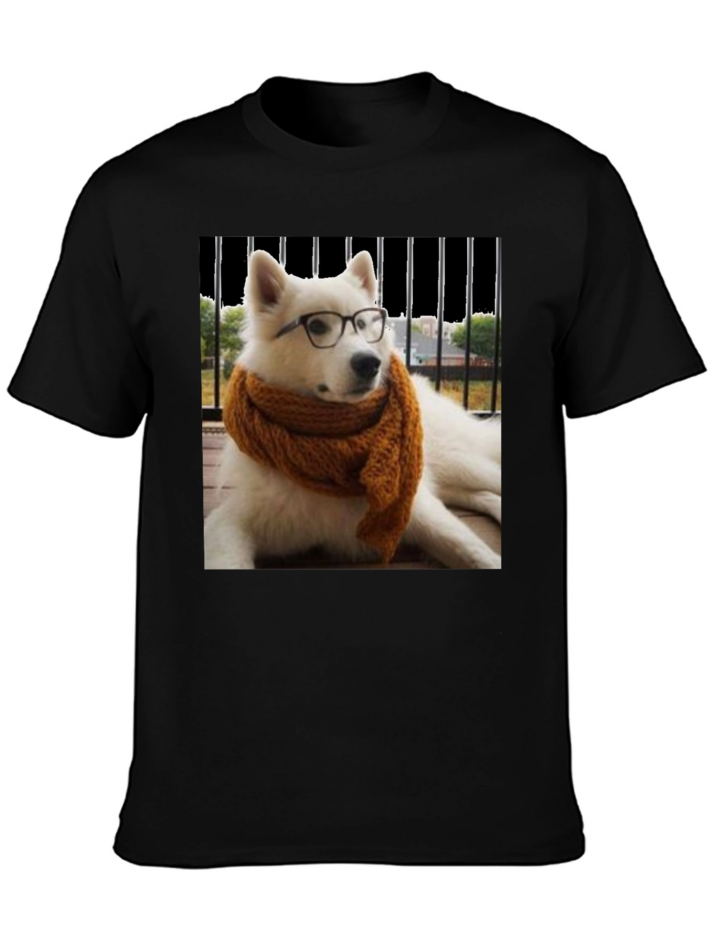 Dog with Glasses Graphic Tee