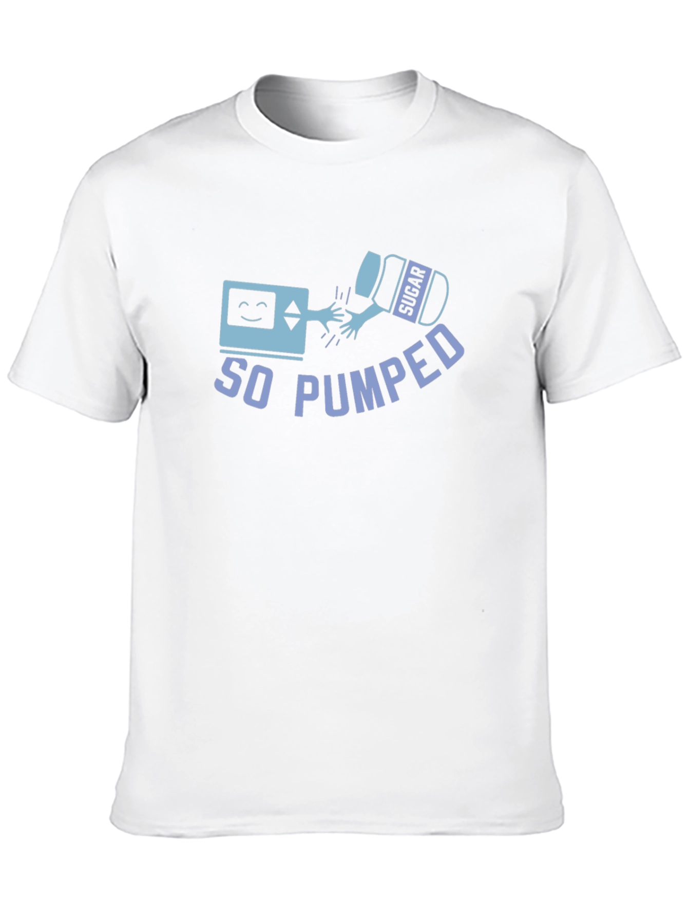 So Pumped Black T-Shirt - Diabetes Humor Tee