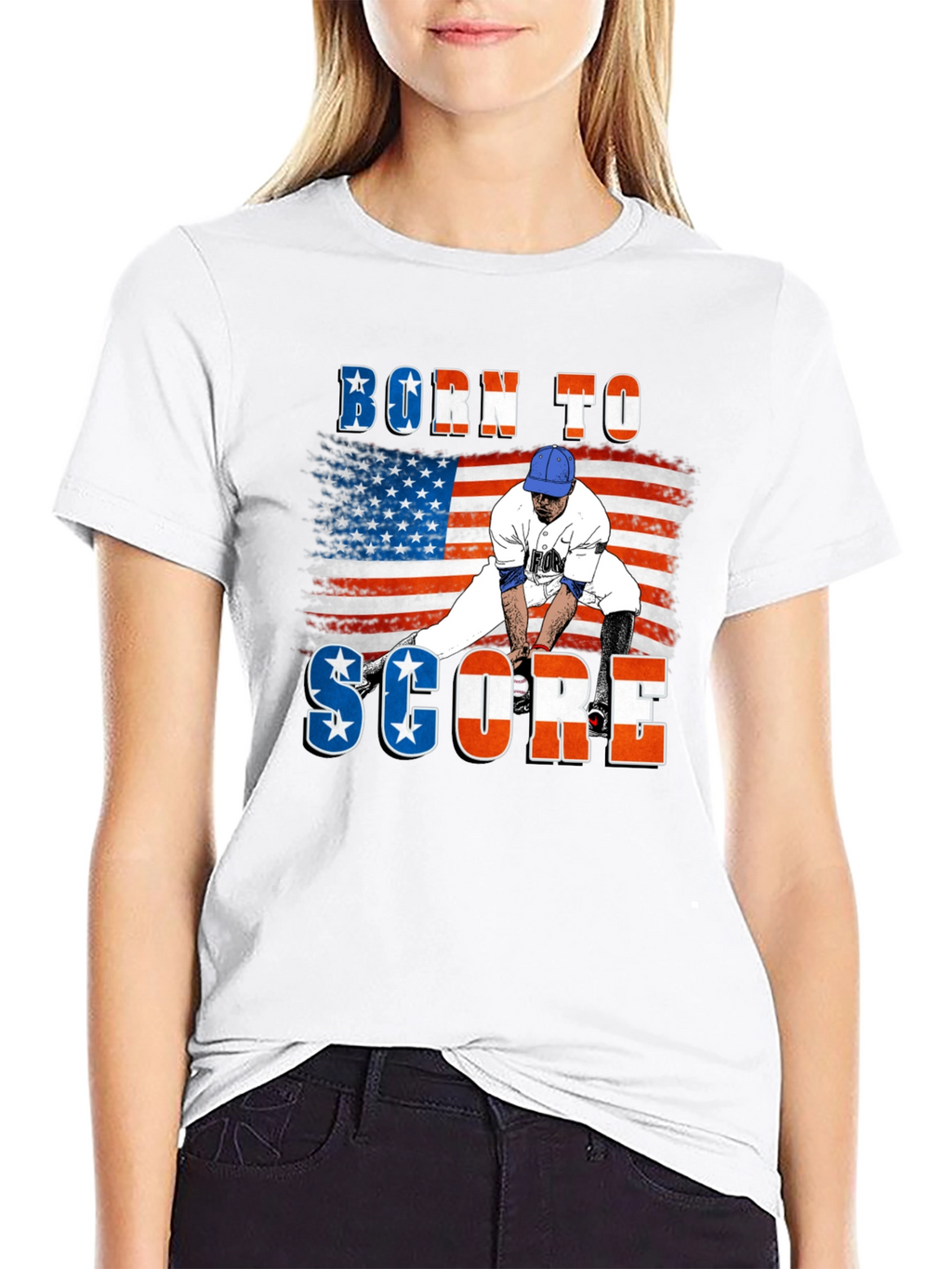 Born to Score Baseball T-Shirt