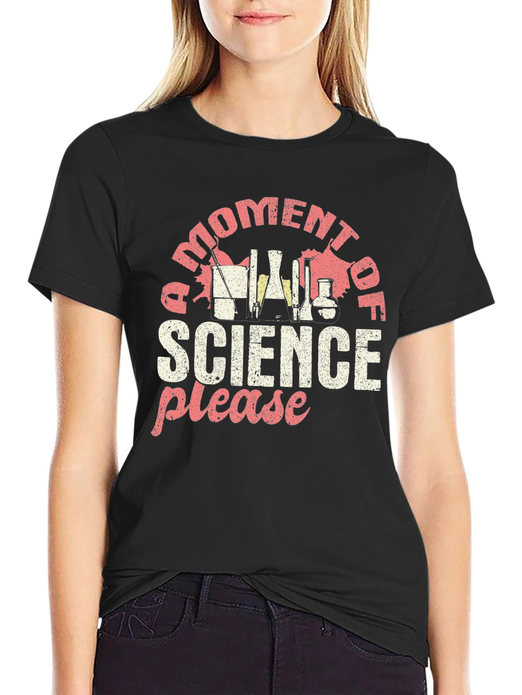 Science Graphic T-Shirt - Moment of Science Please