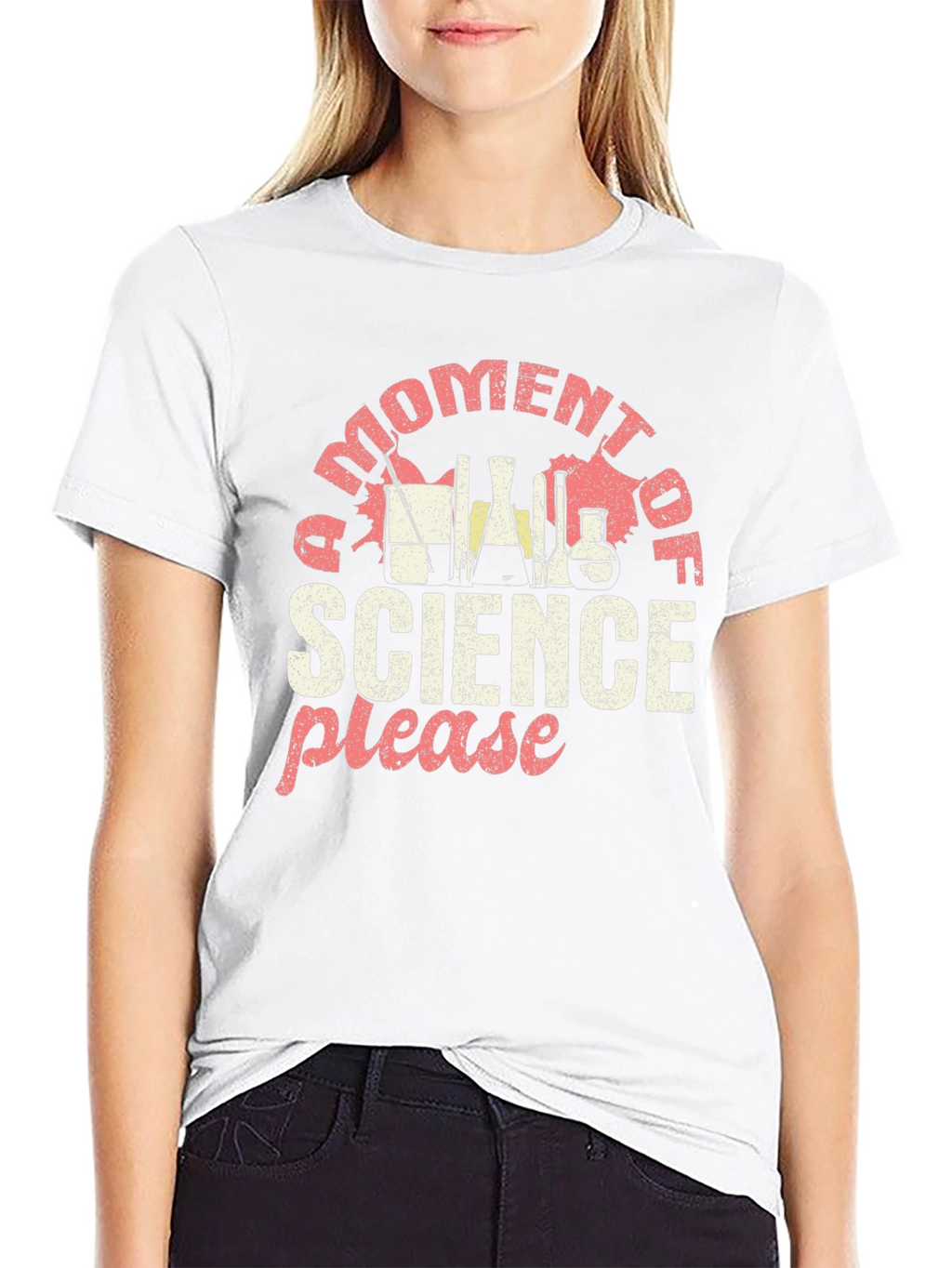 Science Graphic T-Shirt - Moment of Science Please