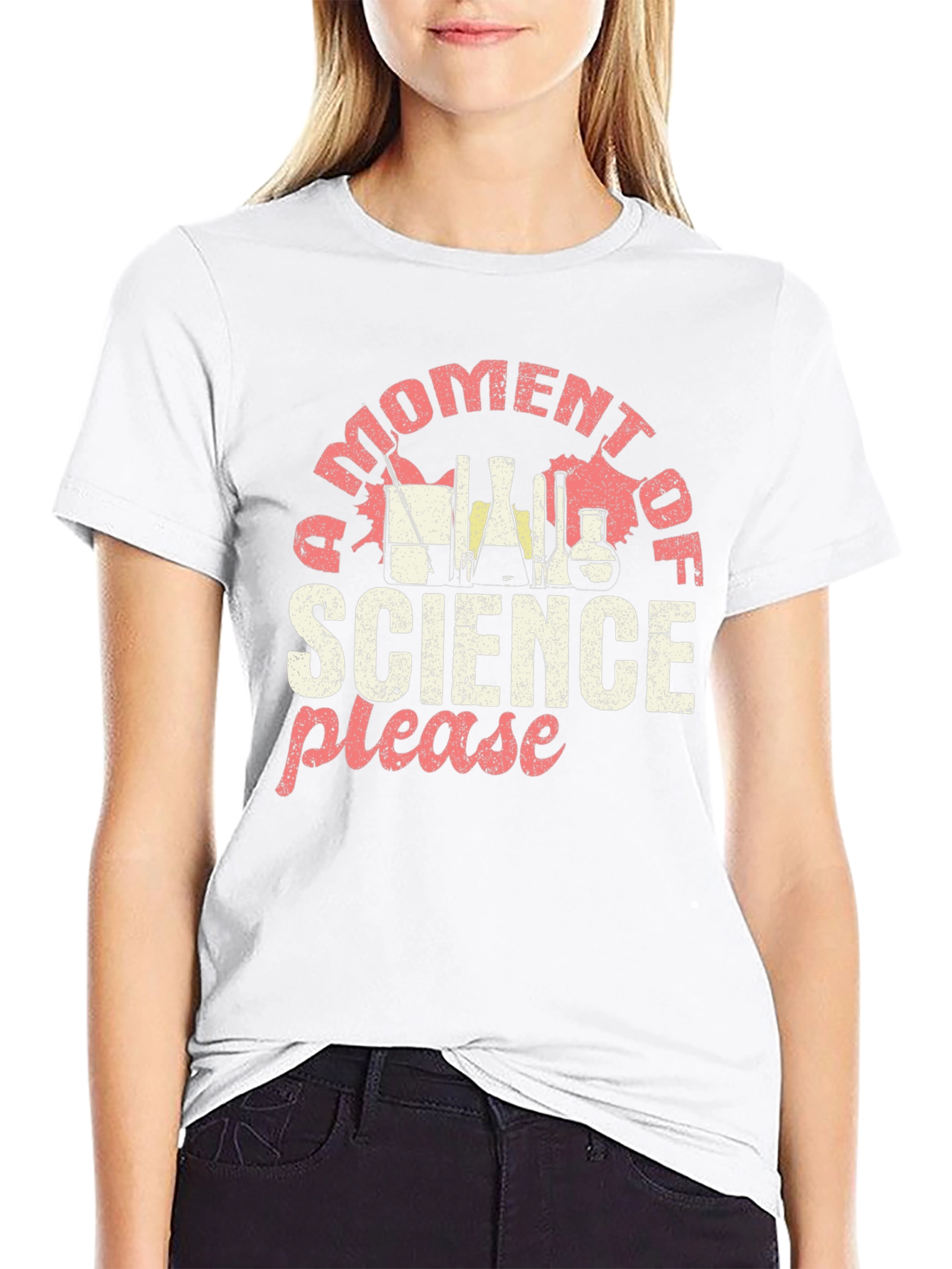 Science Graphic T-Shirt - Moment of Science Please