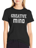 Creative Mind Black Graphic Tee
