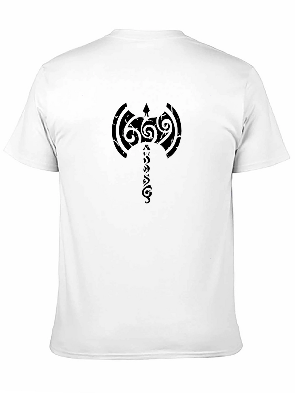 Tribal Axe Black T-Shirt - Viking Inspired