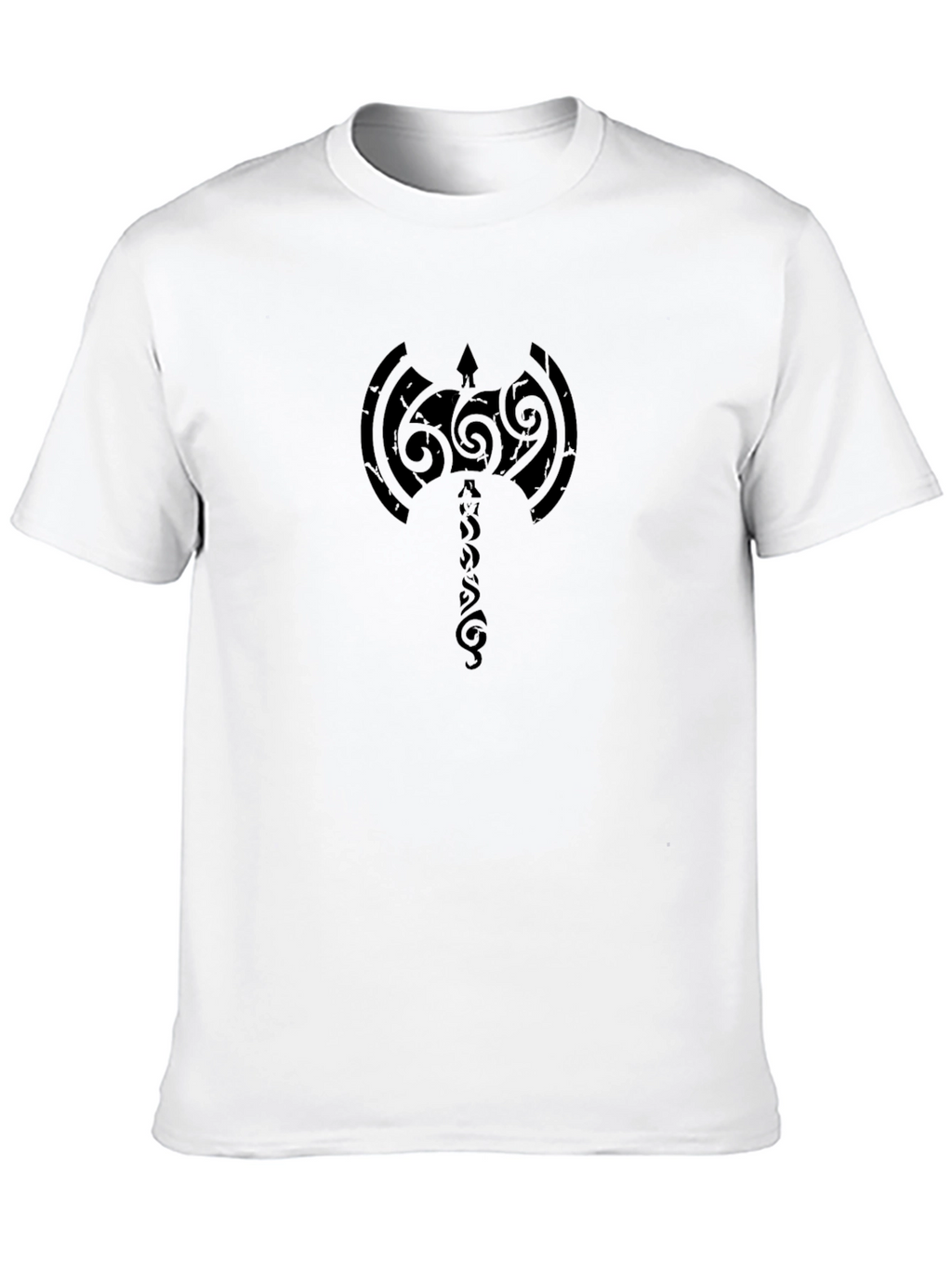 Tribal Axe Black T-Shirt - Viking Inspired
