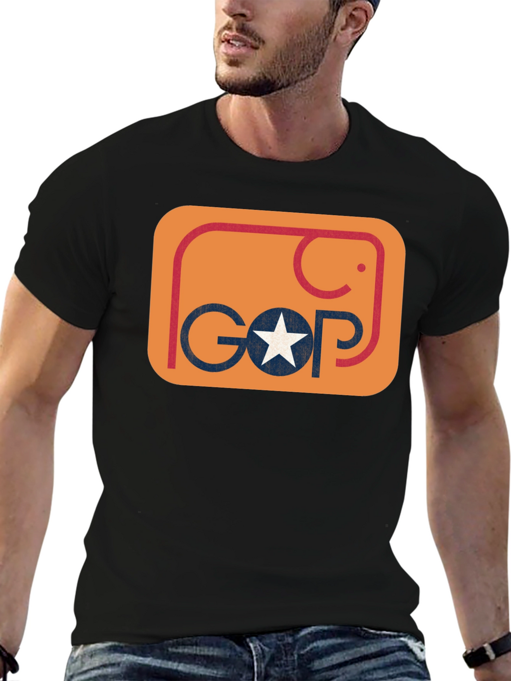 GOP Elephant Logo Graphic Tee - Political Pride