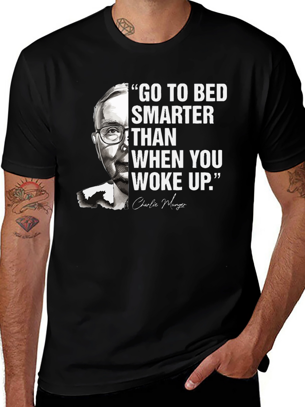 Go To Bed Smarter Charlie Munger T-Shirt