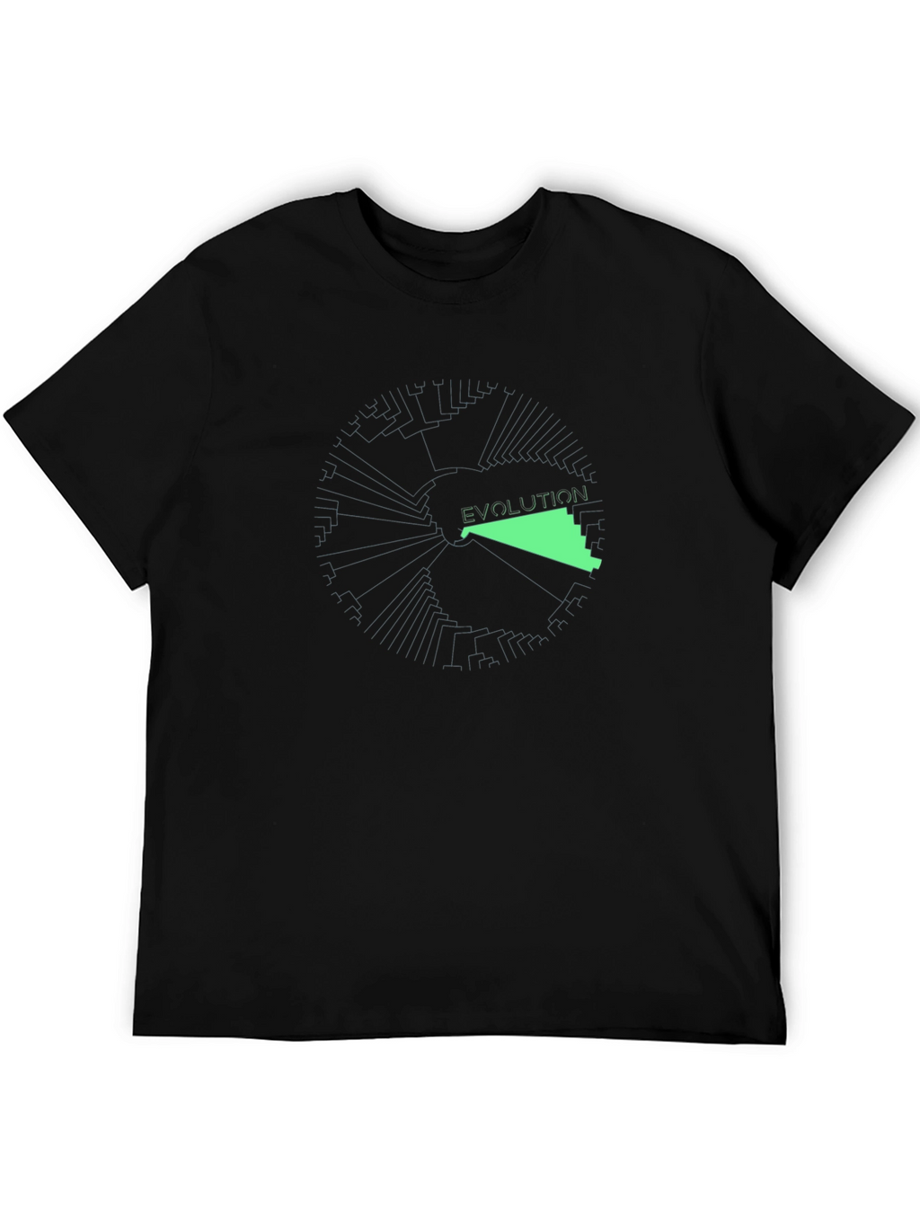 Evolution Black T-Shirt - Graphic Tee for Men