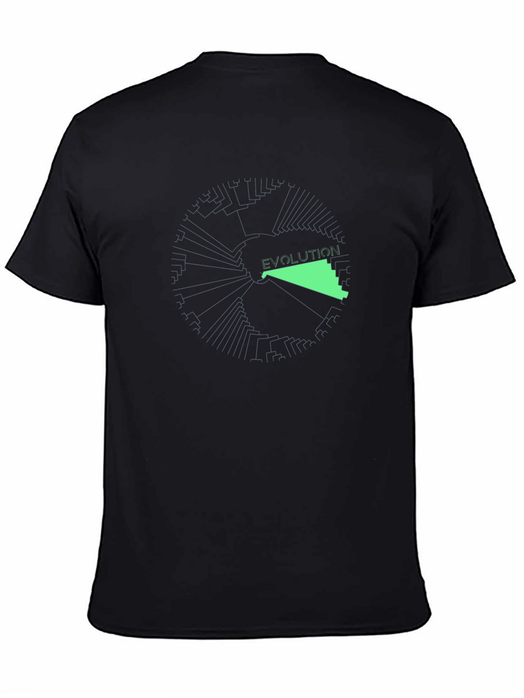 Evolution Black T-Shirt - Graphic Tee for Men