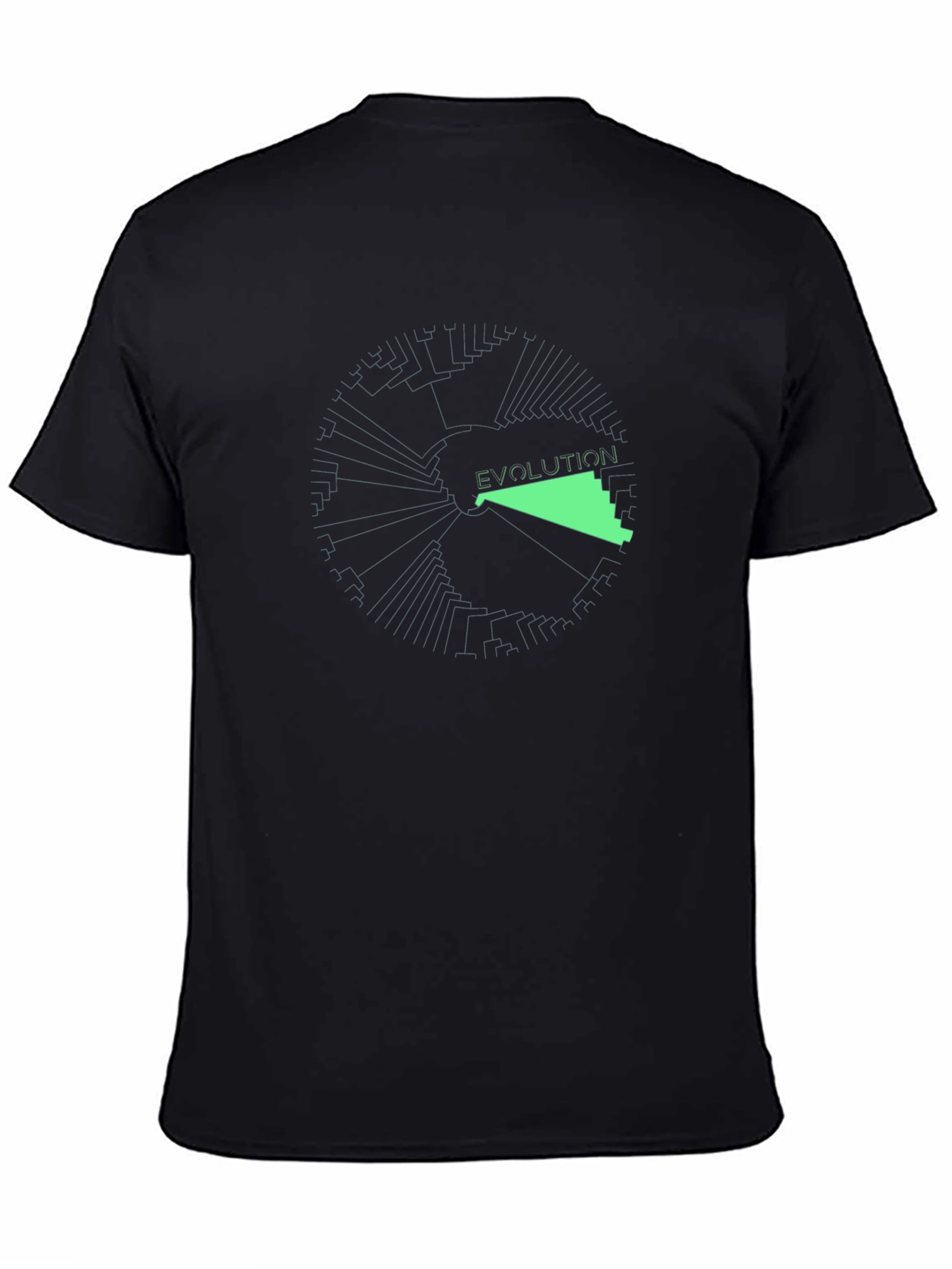 Evolution Black T-Shirt - Graphic Tee for Men