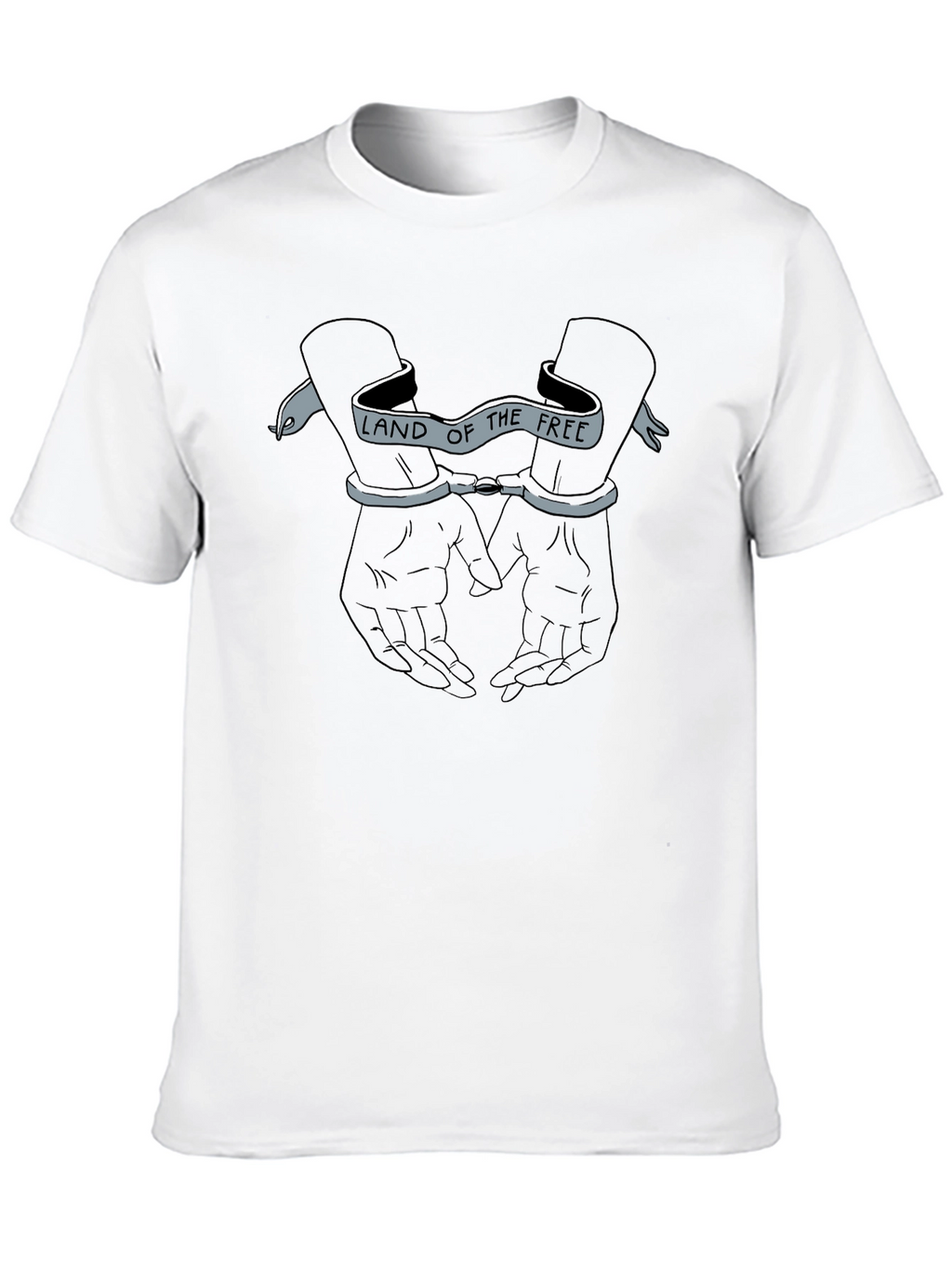 Land of the Free Graphic T-Shirt - Black