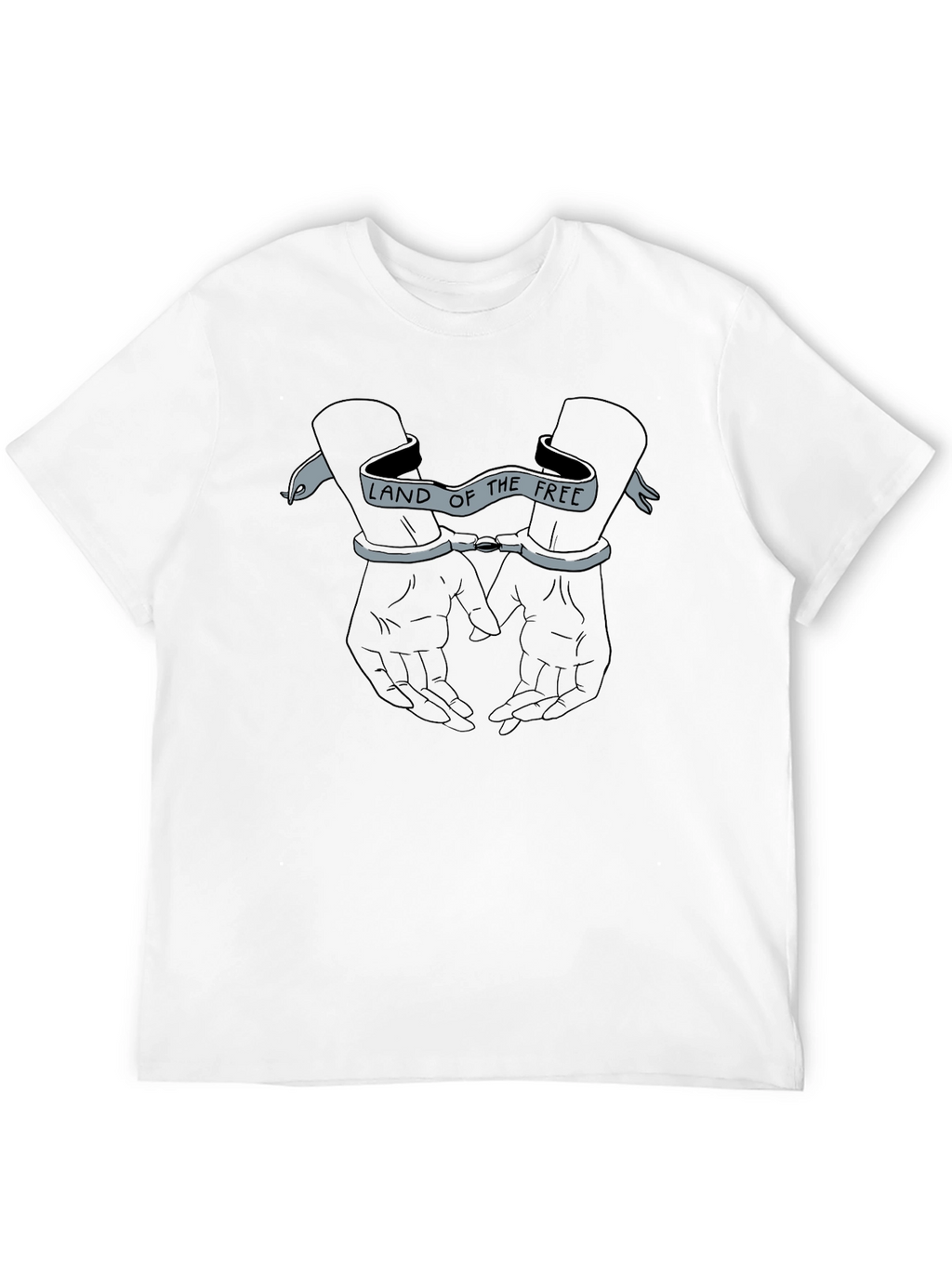 Land of the Free Graphic T-Shirt - Black