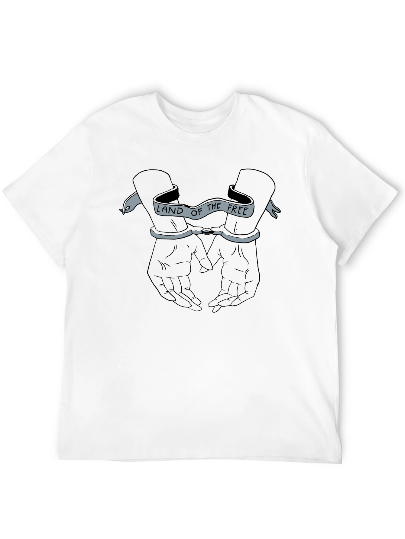 Land of the Free Graphic T-Shirt - Black