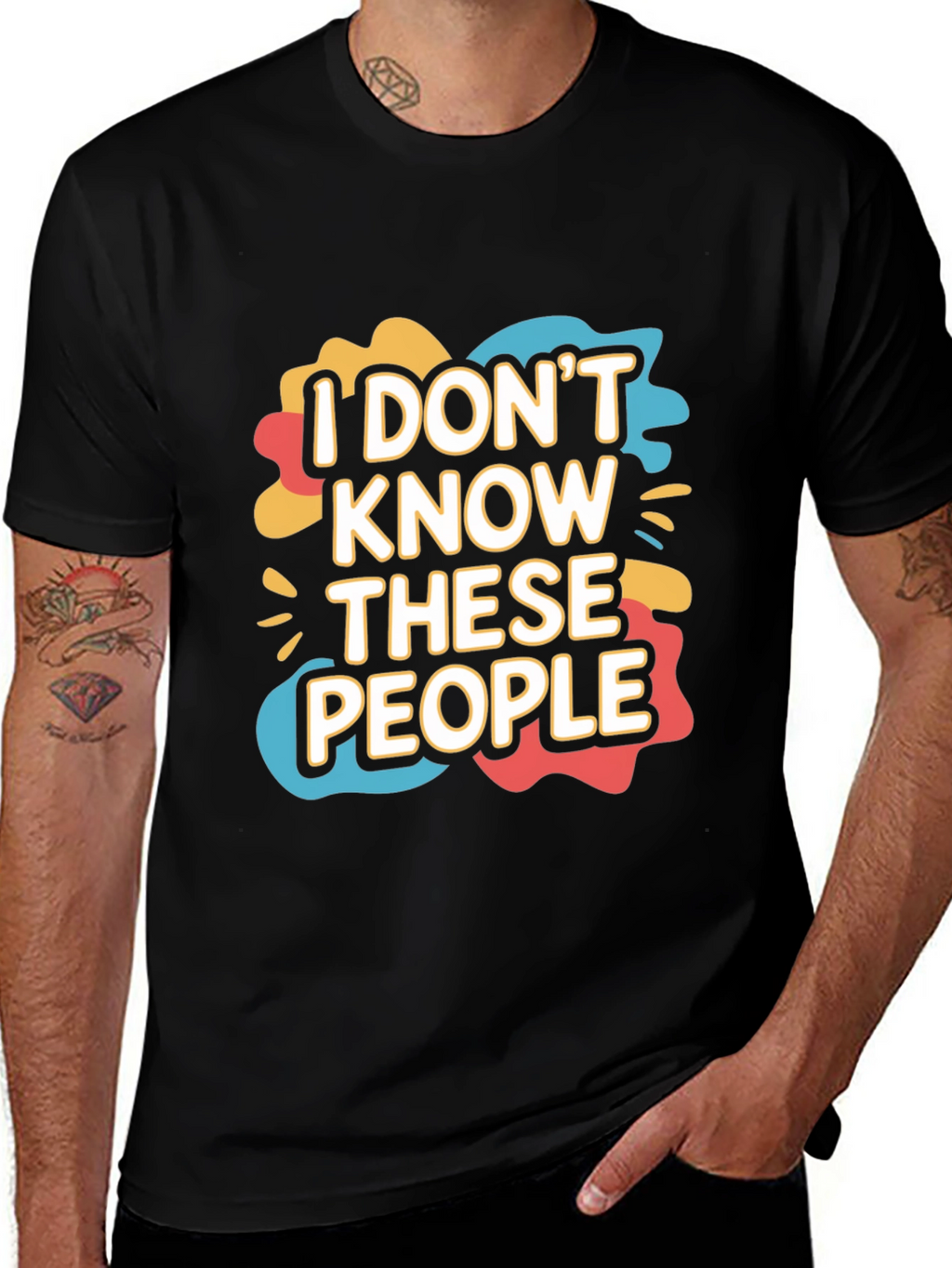 I Dont Know These People Graphic T-Shirt