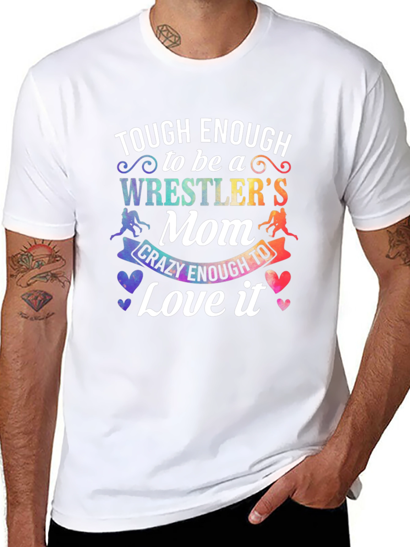 Wrestlers Mom Graphic Tee